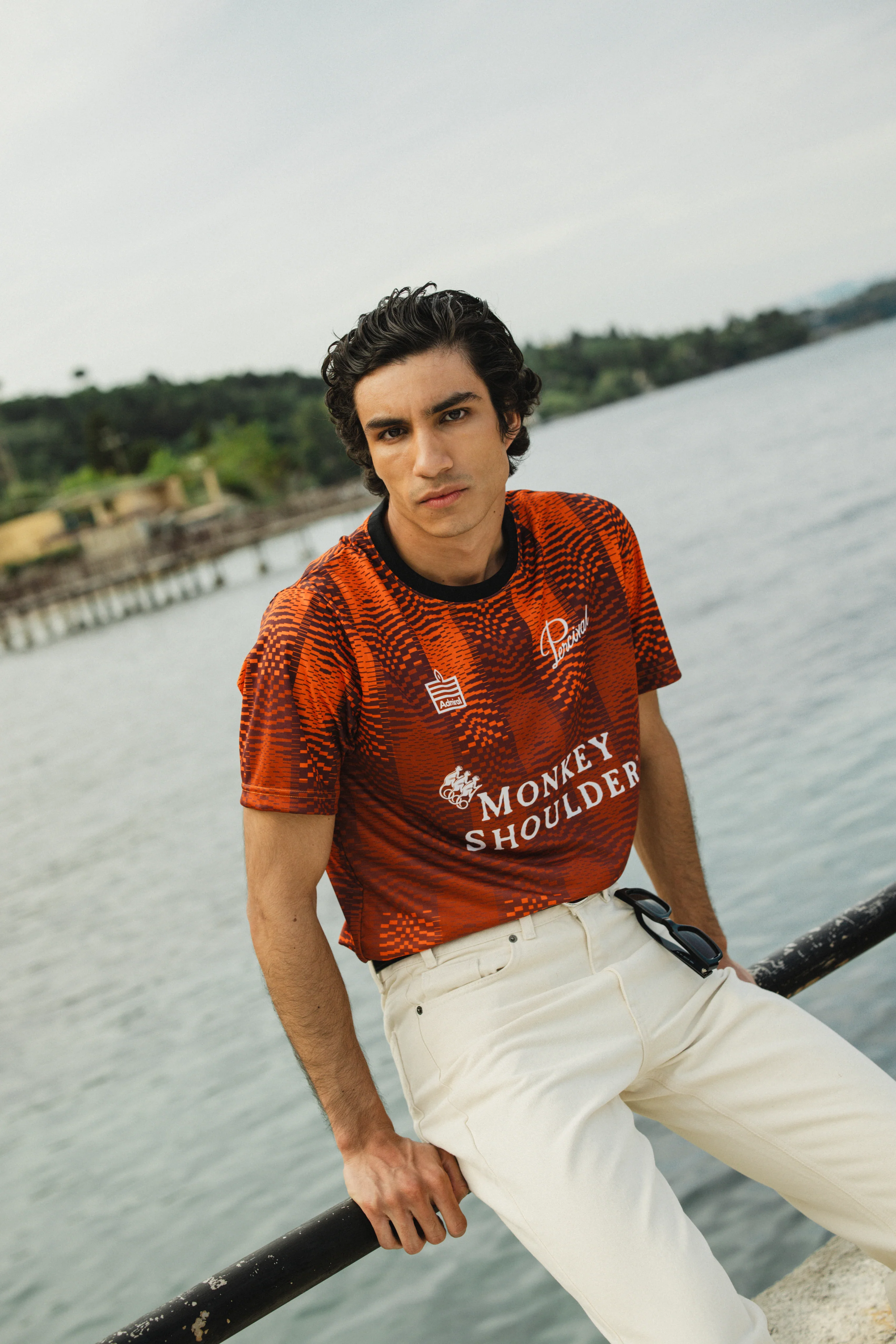 Limited Edition Football Shirt | Percival x Monkey Shoulder | Orange