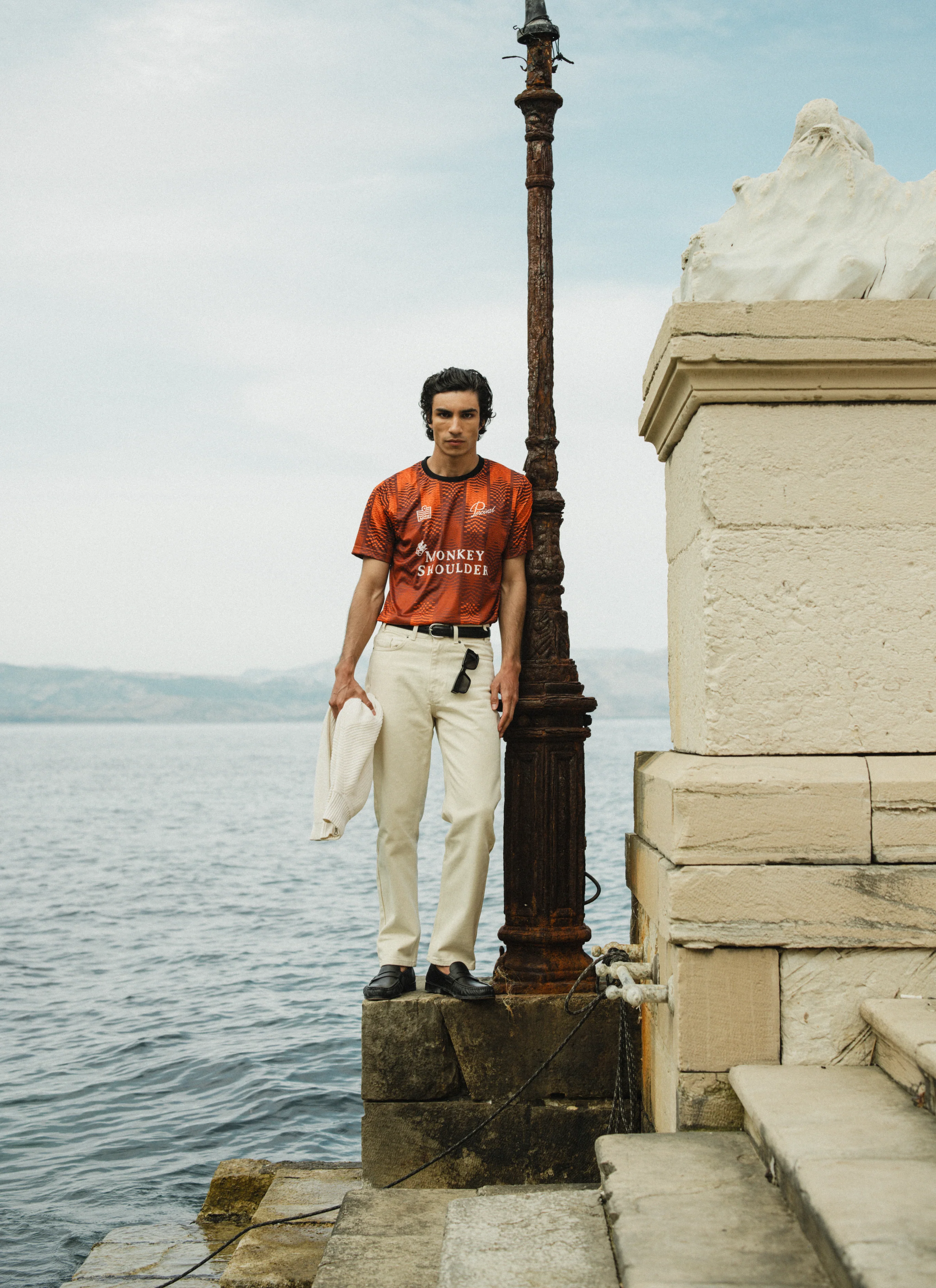 Limited Edition Football Shirt | Percival x Monkey Shoulder | Orange