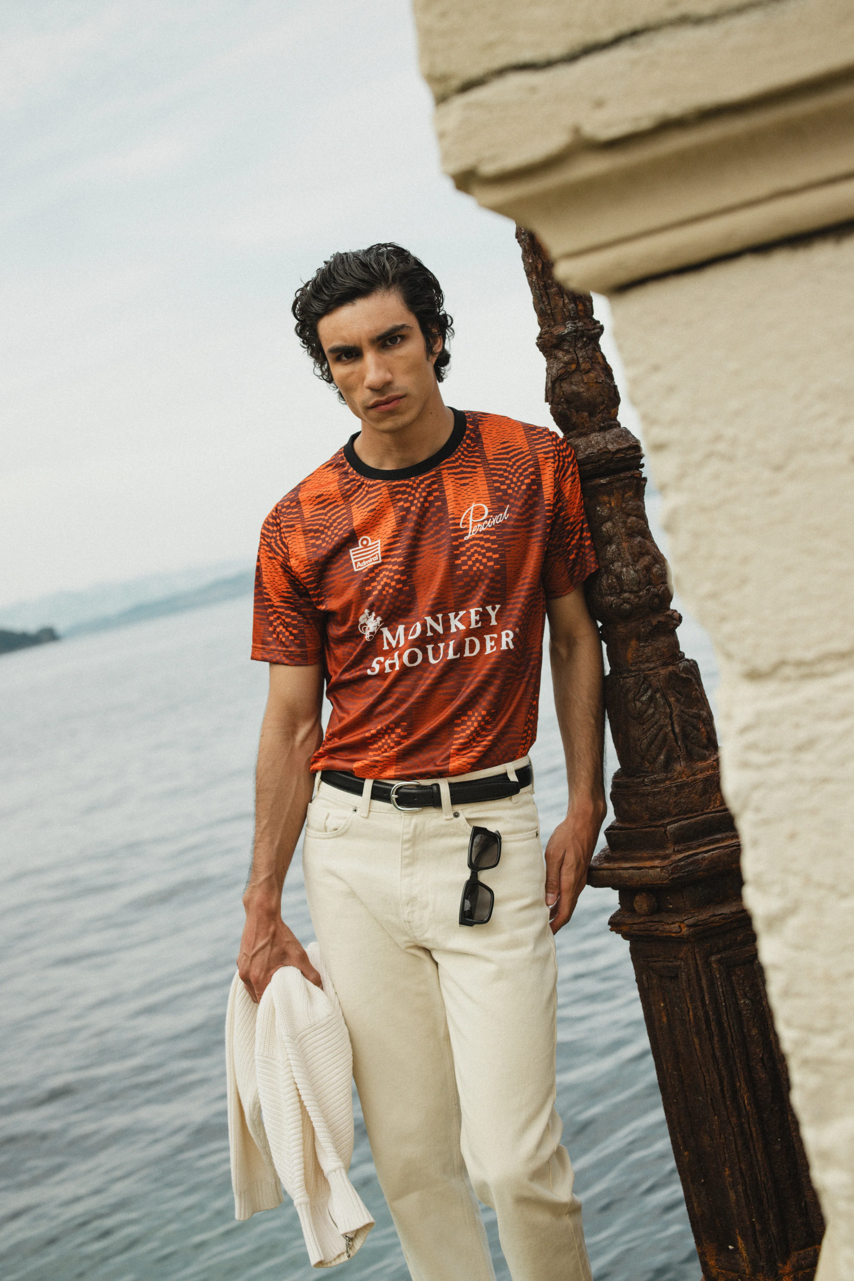 Limited Edition Football Shirt | Percival x Monkey Shoulder | Orange