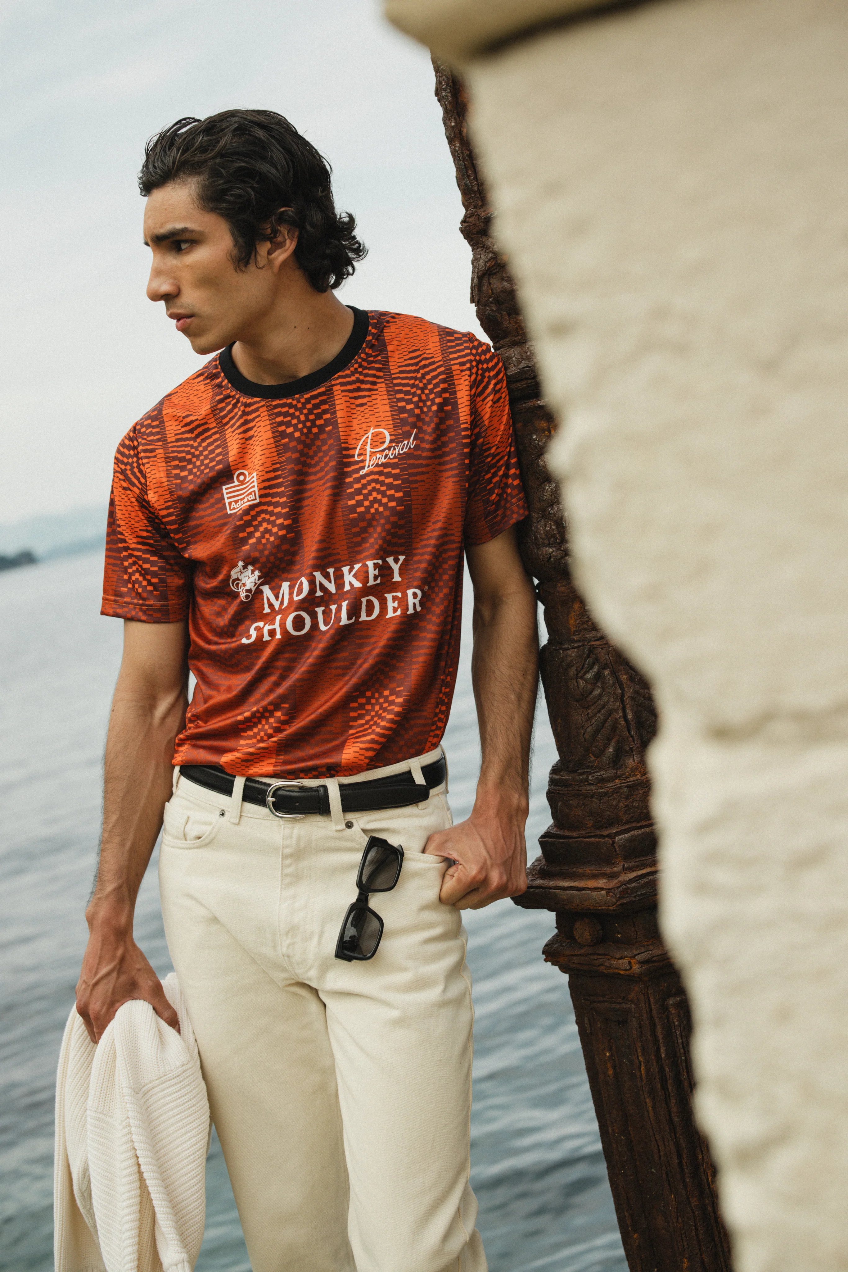 Limited Edition Football Shirt | Percival x Monkey Shoulder | Orange