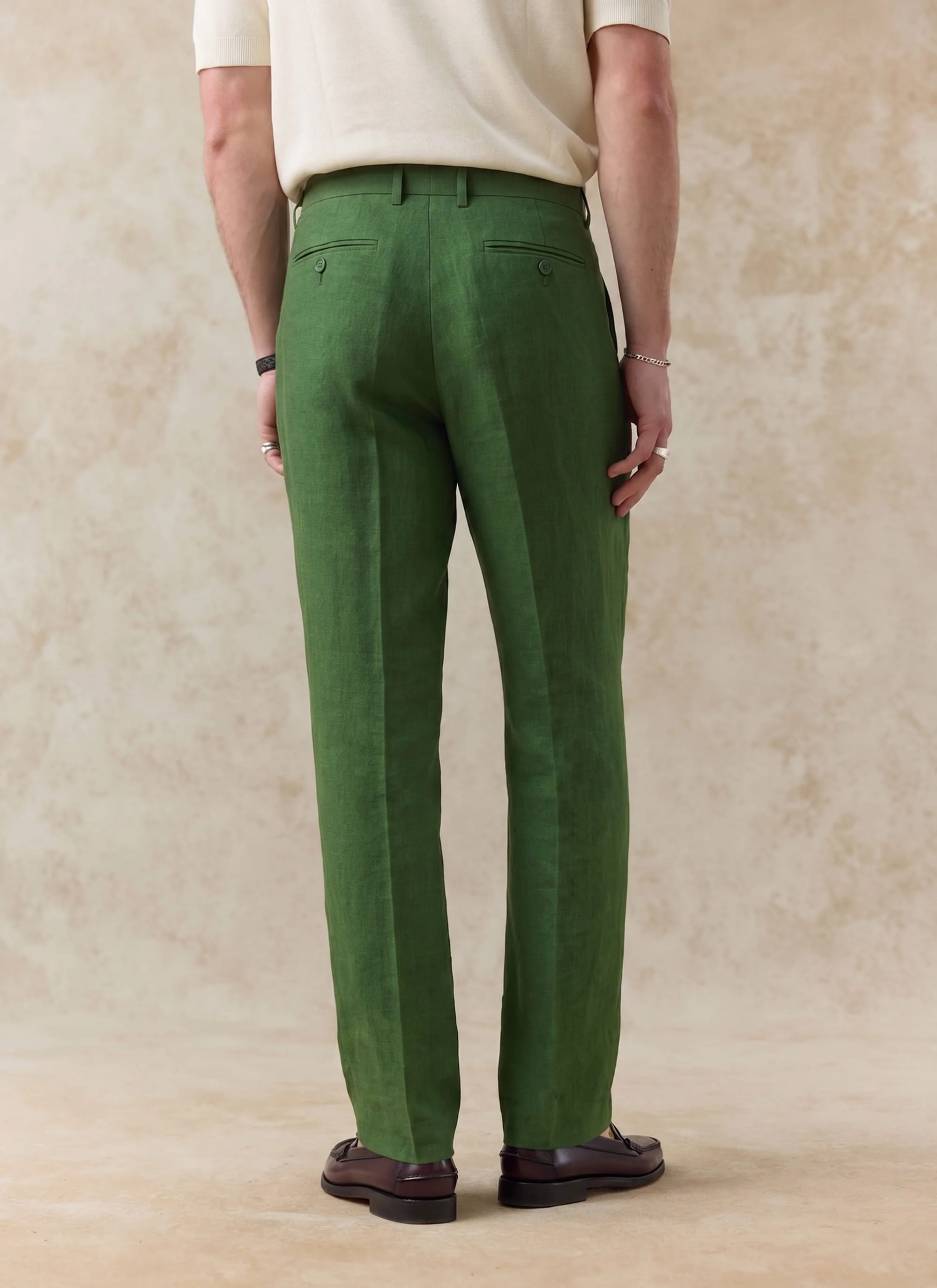 1884-tailored-linen-trousers-forest-5.webp Tailored Linen Trousers | Forest
