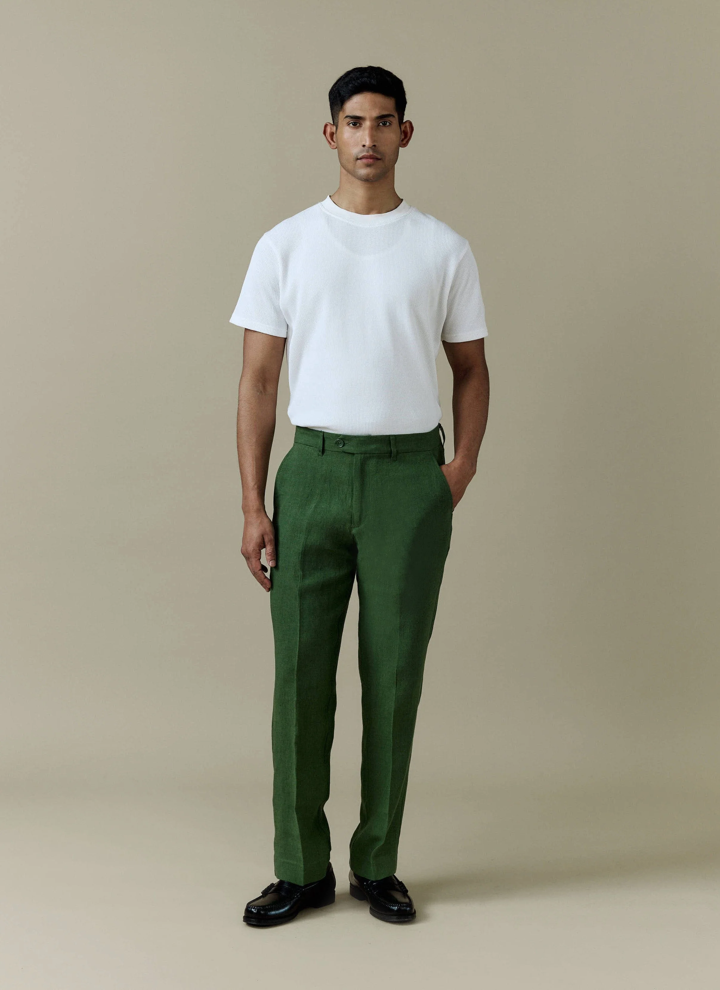 1884-tailored-linen-trousers-forest-7.webp Tailored Linen Trousers | Forest