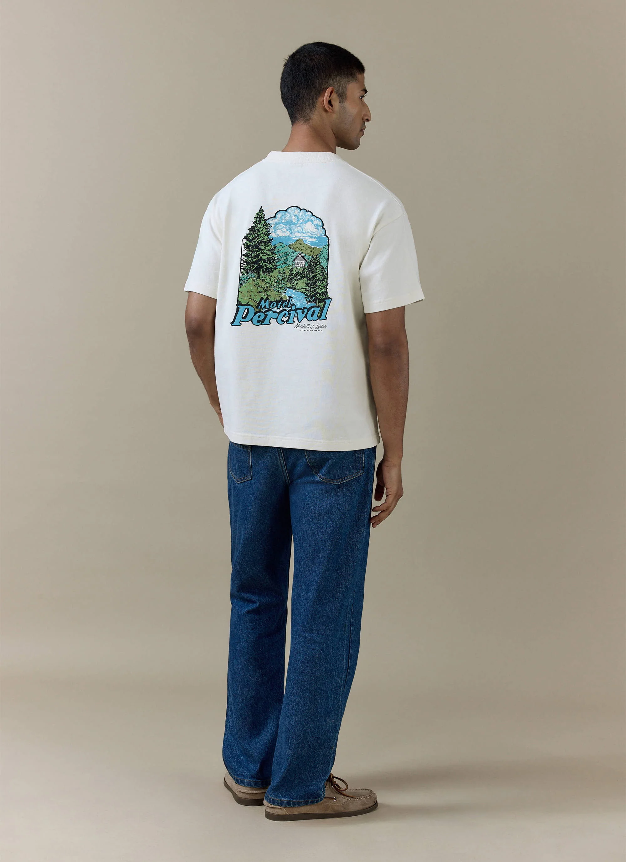 Arnold Oversized T Shirt | Organic Cotton | Cream