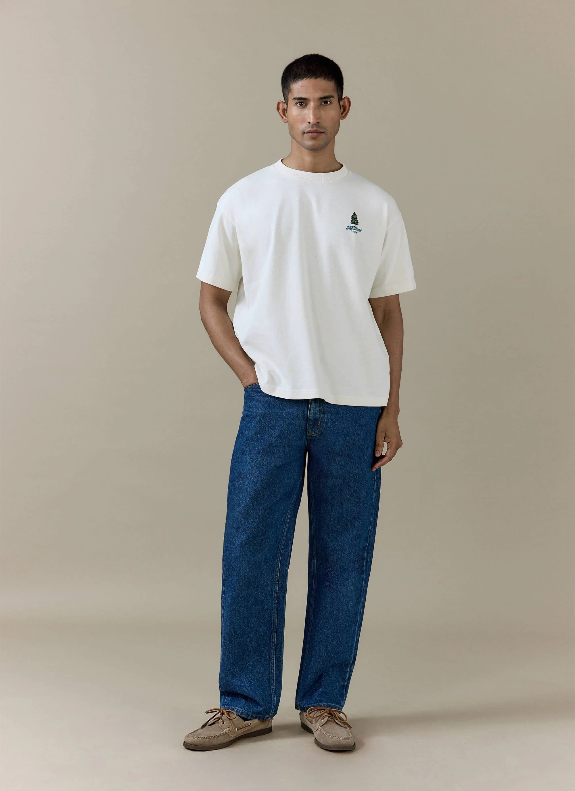 Arnold Oversized T Shirt | Organic Cotton | Cream