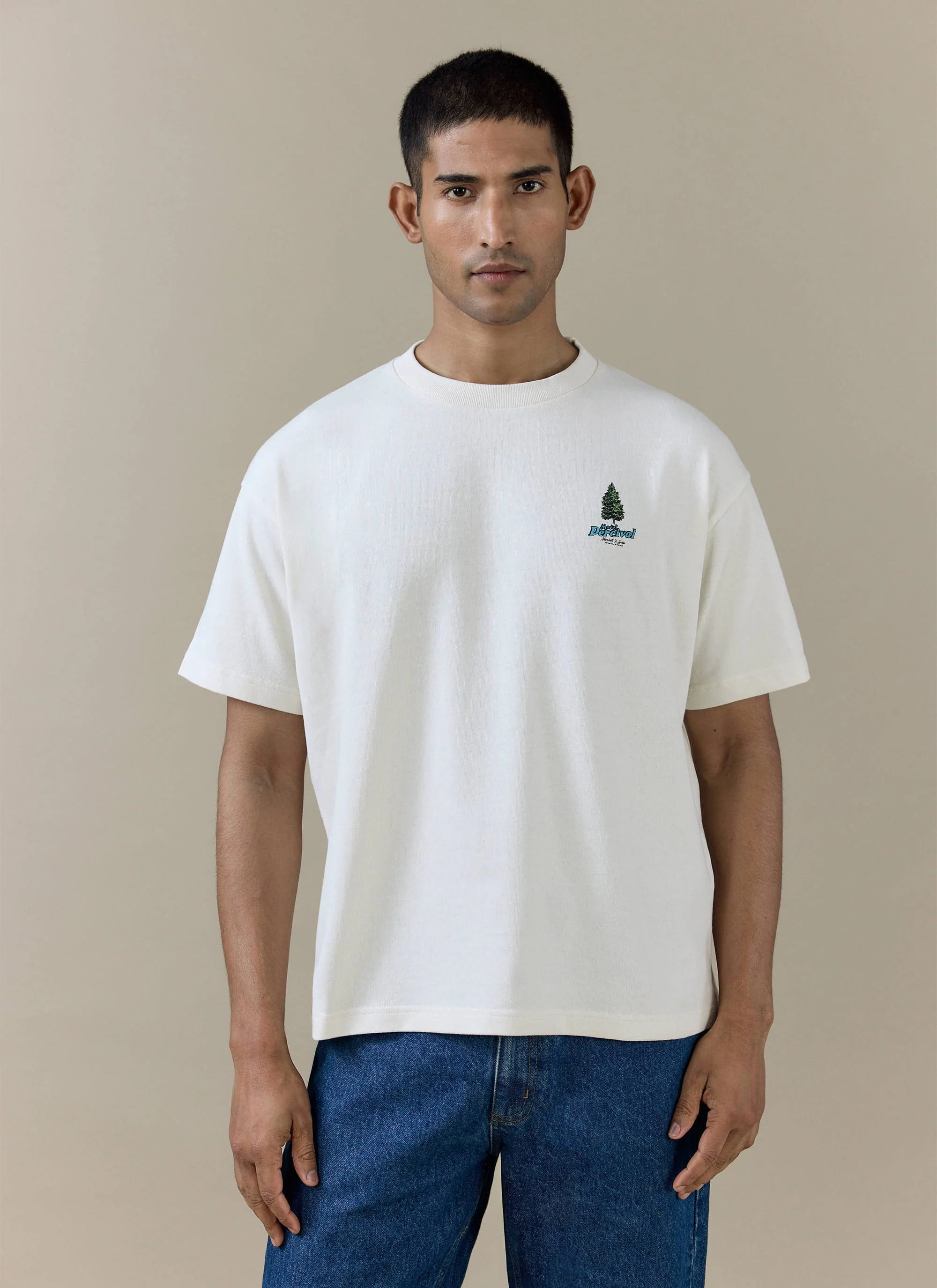Arnold Oversized T Shirt | Organic Cotton | Cream