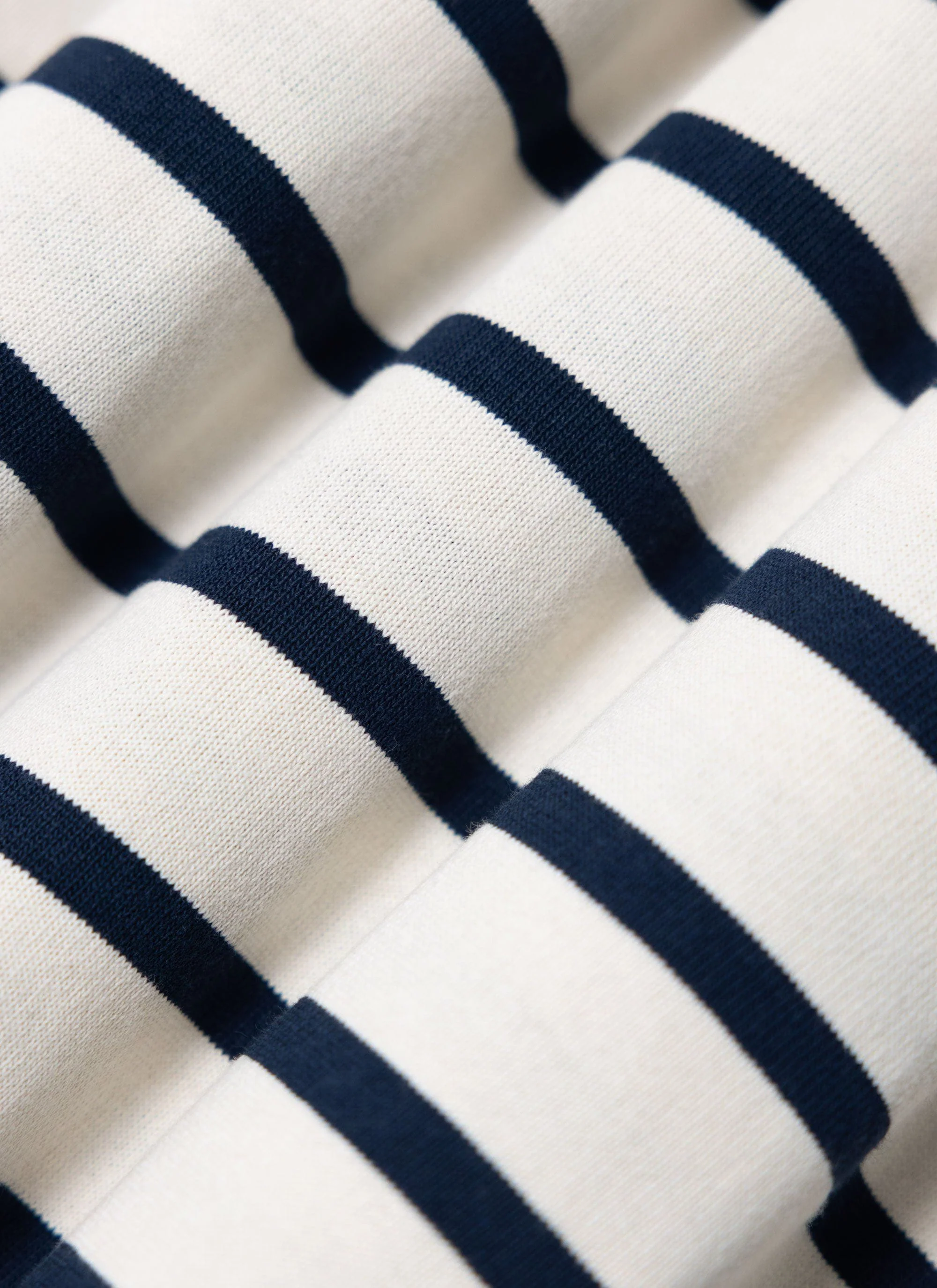 2128-breton-stripe-t-shirt-organic-cotton-cream-with-navy-7.webp Breton Stripe T Shirt | Organic Cotton | Cream with Navy