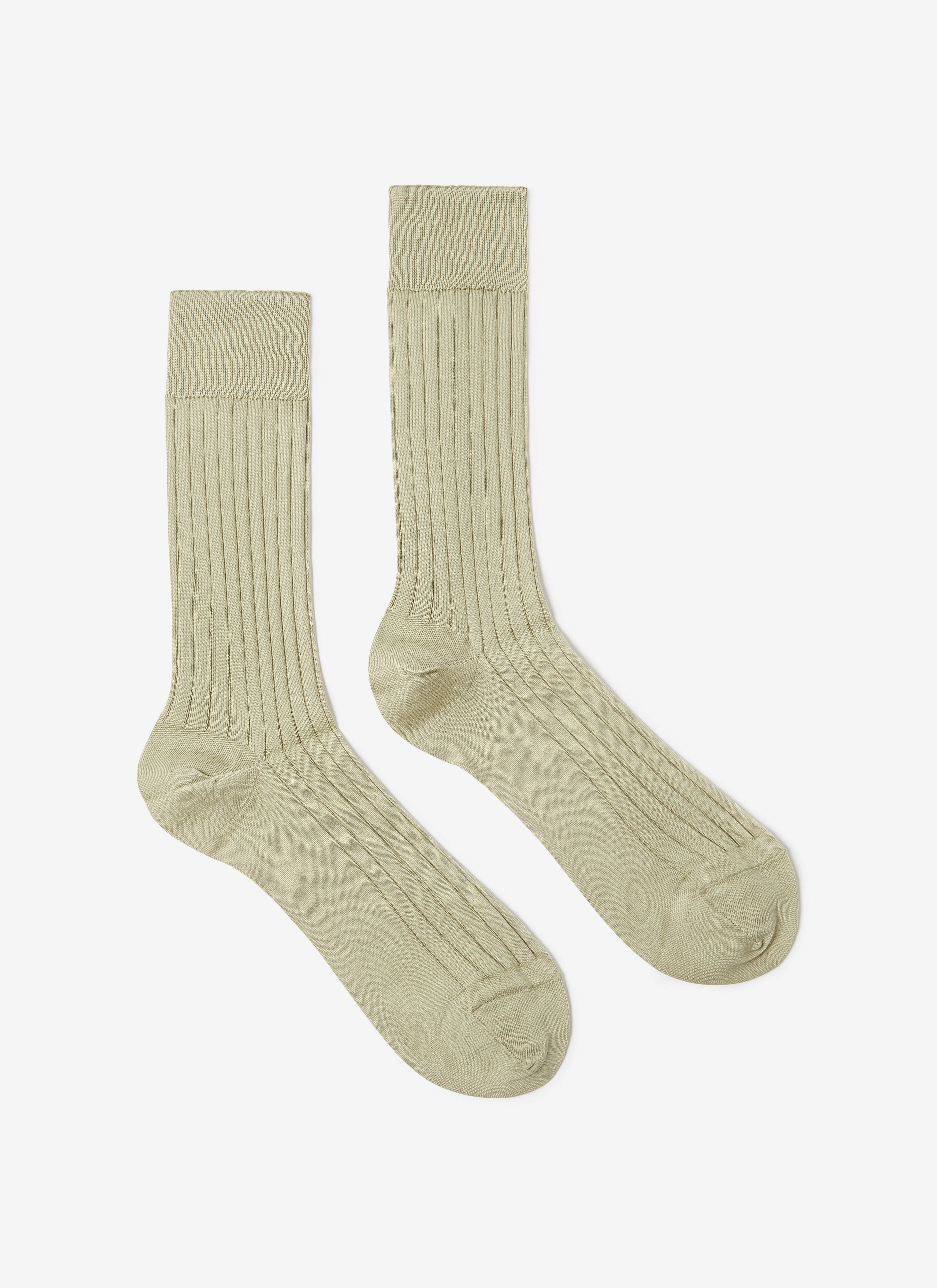 Loafer Dress Socks | Cotton | Sage