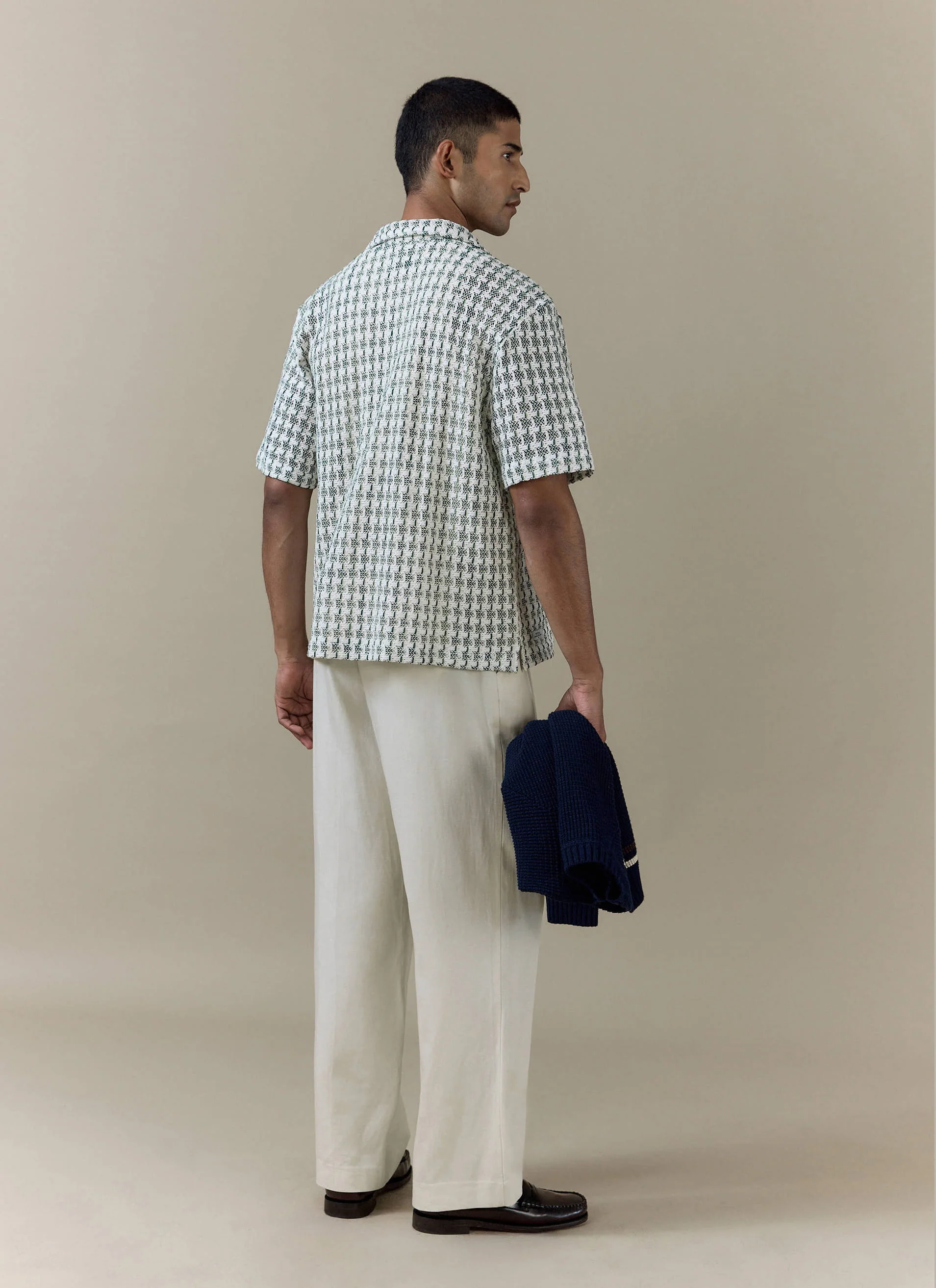 257-freddie-crochet-boxy-shirt-cotton-green-3.webp Freddie Crochet Boxy Shirt | Cotton | Green