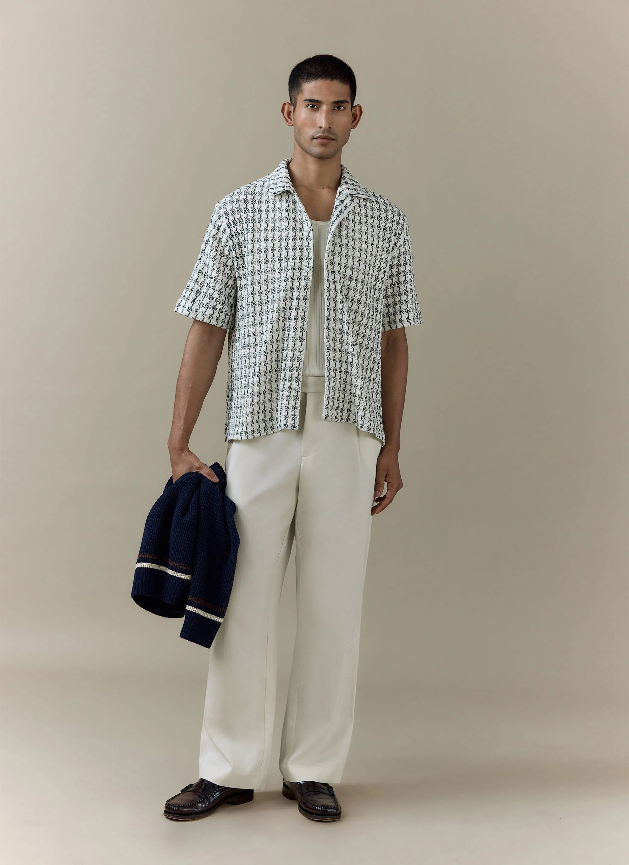 257-freddie-crochet-boxy-shirt-cotton-green-6.webp Freddie Crochet Boxy Shirt | Cotton | Green