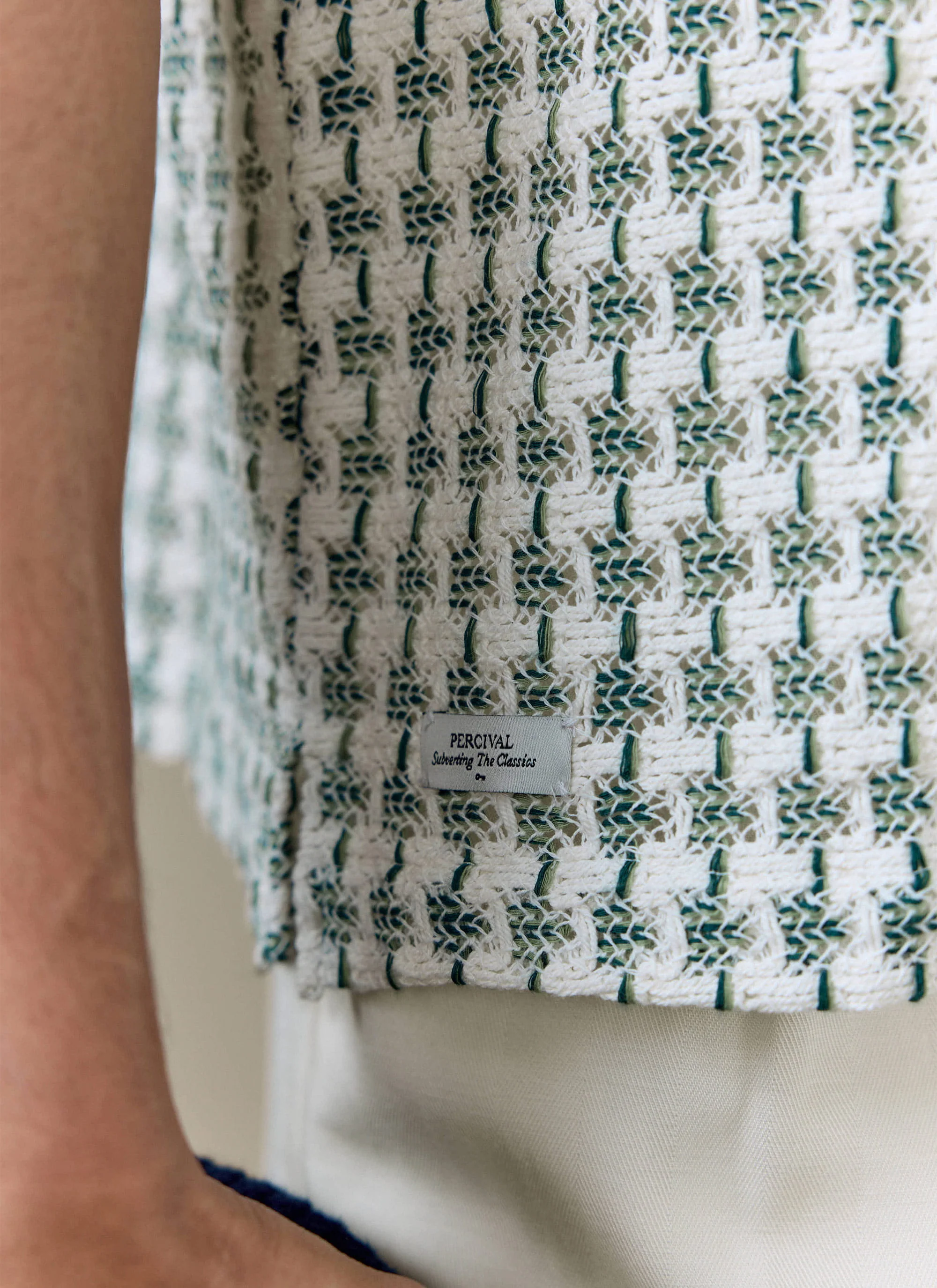 257-freddie-crochet-boxy-shirt-cotton-green-7.webp Freddie Crochet Boxy Shirt | Cotton | Green