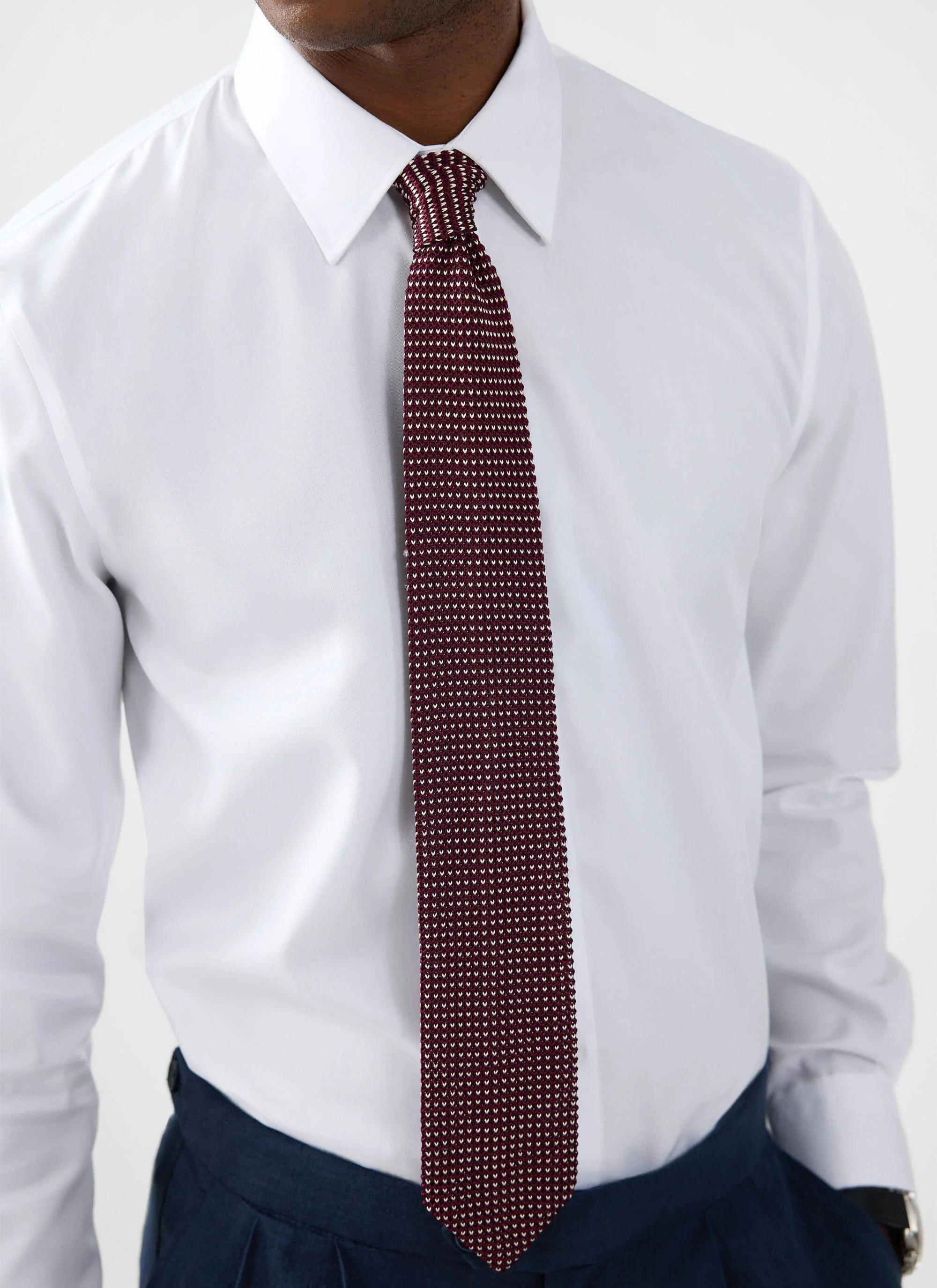 Formal Classic Shirt | Cotton Poplin | White