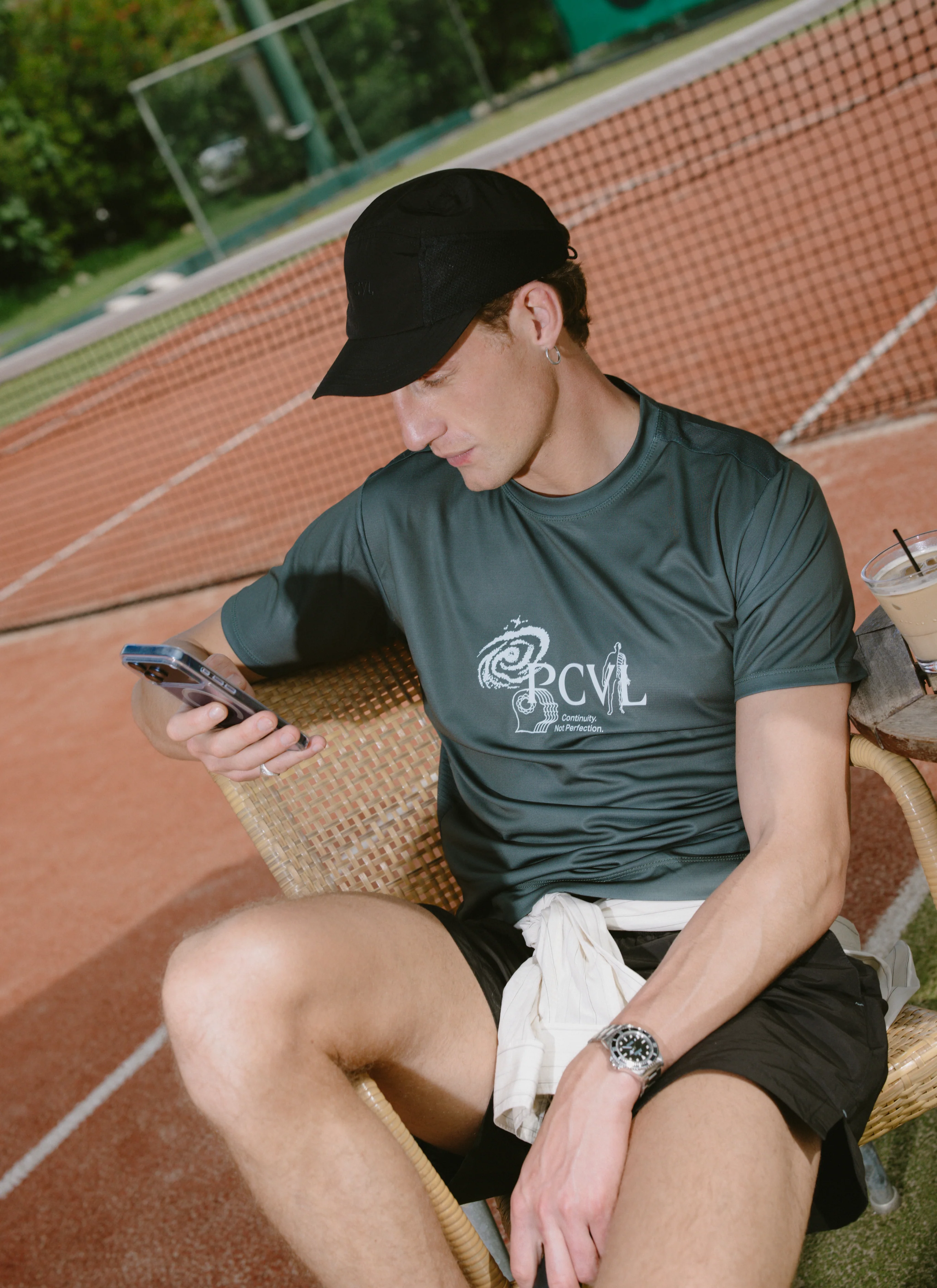 PCVL Graphic Printed Performance Top | Forest
