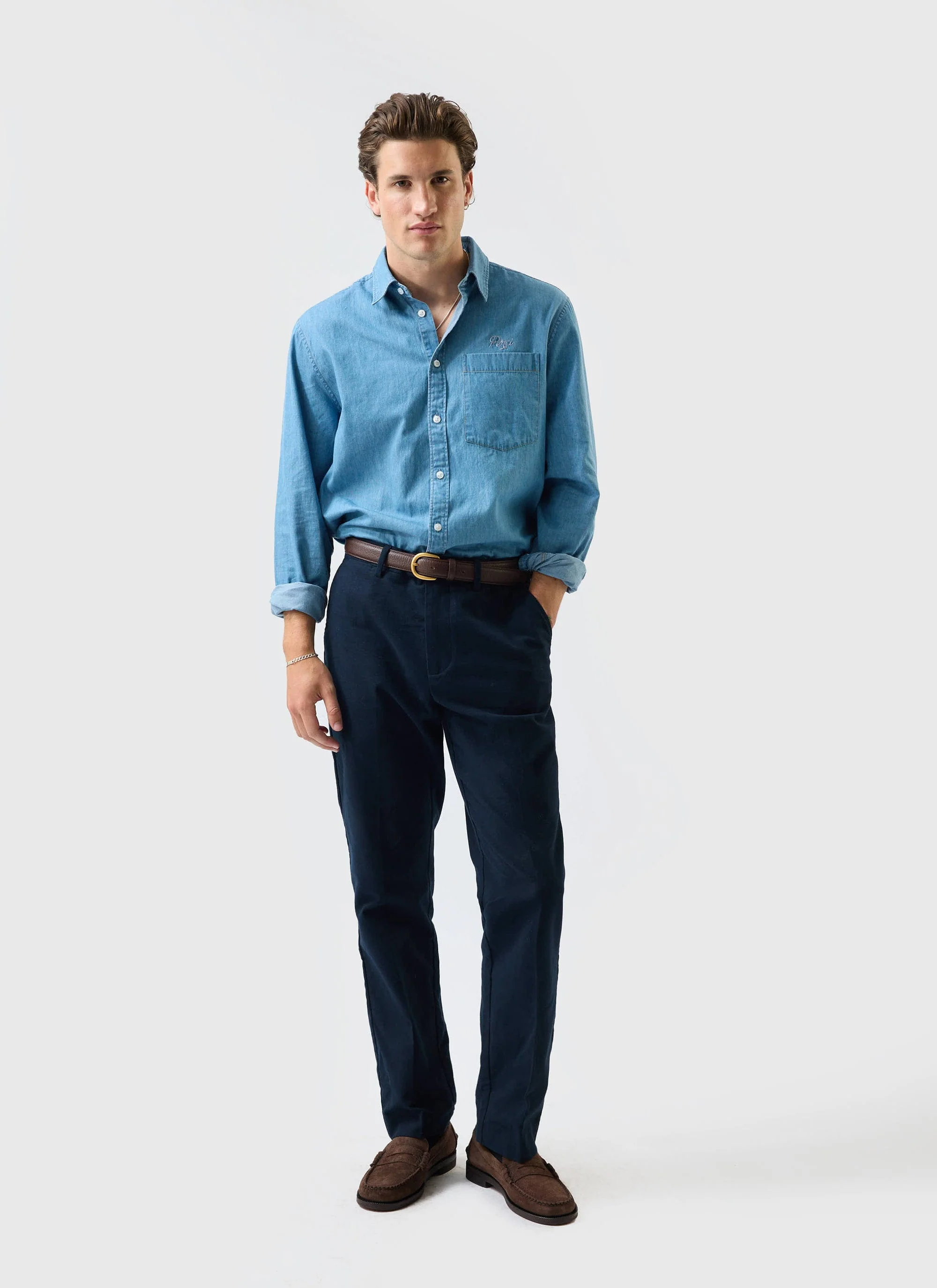 2670-tailored-moleskin-straight-leg-trousers-navy-2.webp Tailored Moleskin Straight Leg Trousers | Navy