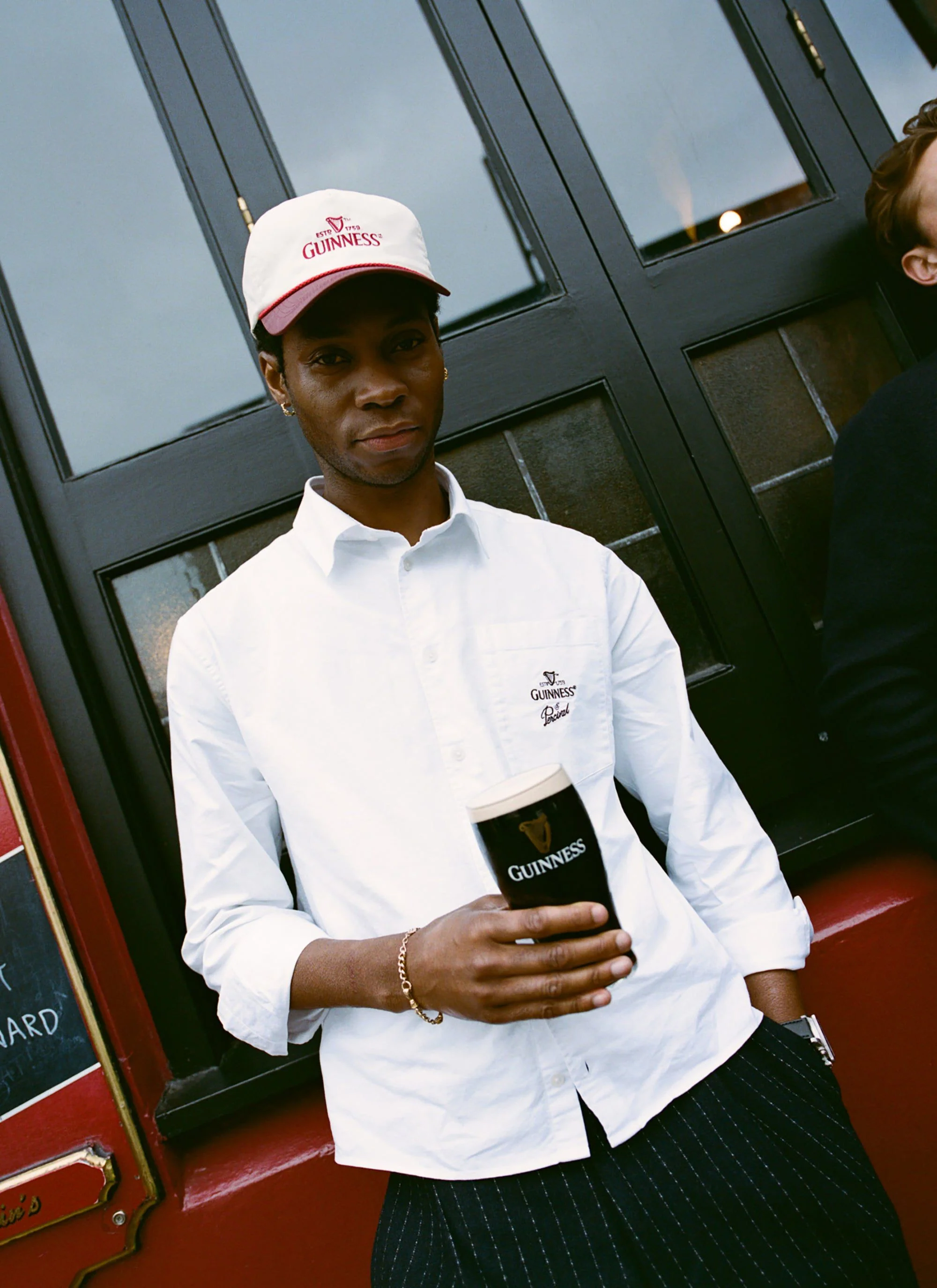 2683-button-down-boxy-shirt-percival-x-guinness-white-7.webp Button Down Boxy Shirt | Percival x Guinness | White