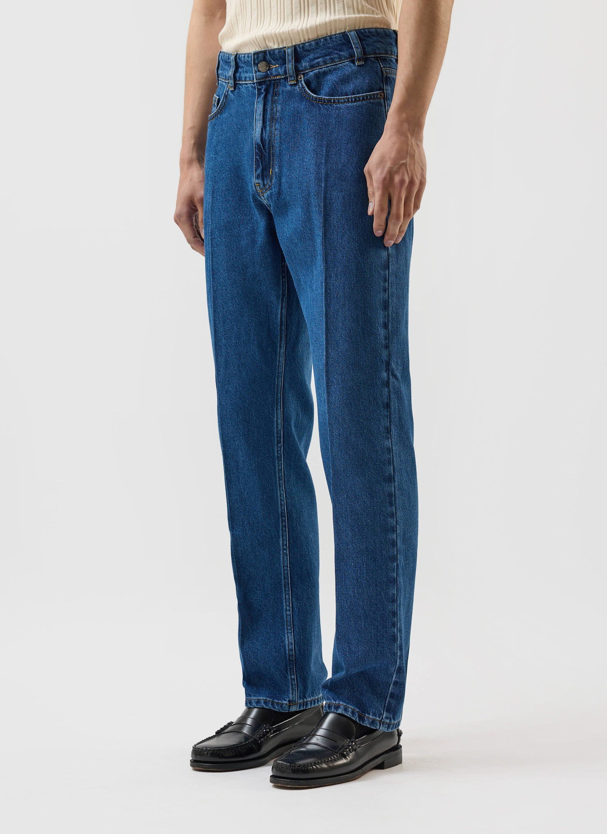 2697-stay-press-denim-jeans-percival-x-warren-mid-wash-blue-3.jpg Stay Press Denim Jeans | Percival x Warren | Mid Wash Blue