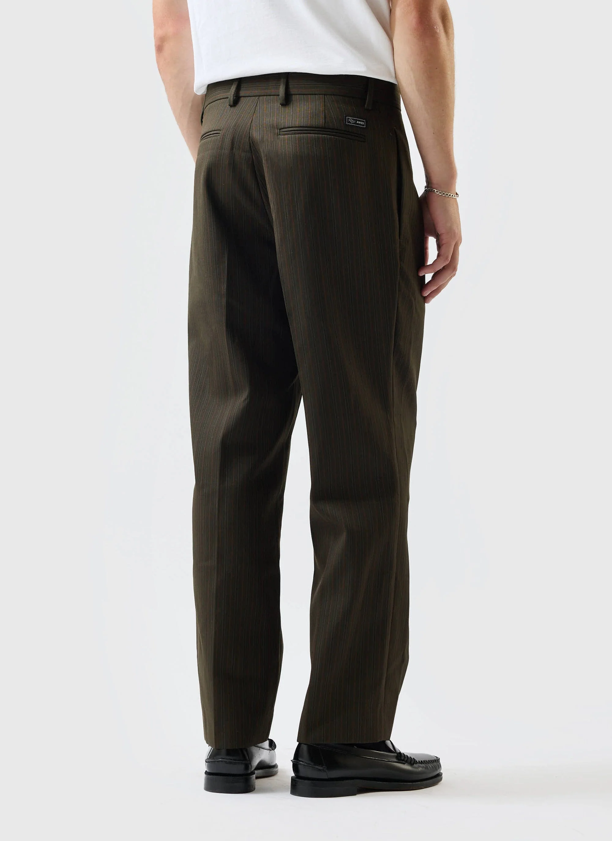 Pleated Tailored Chapter Trousers | Forest