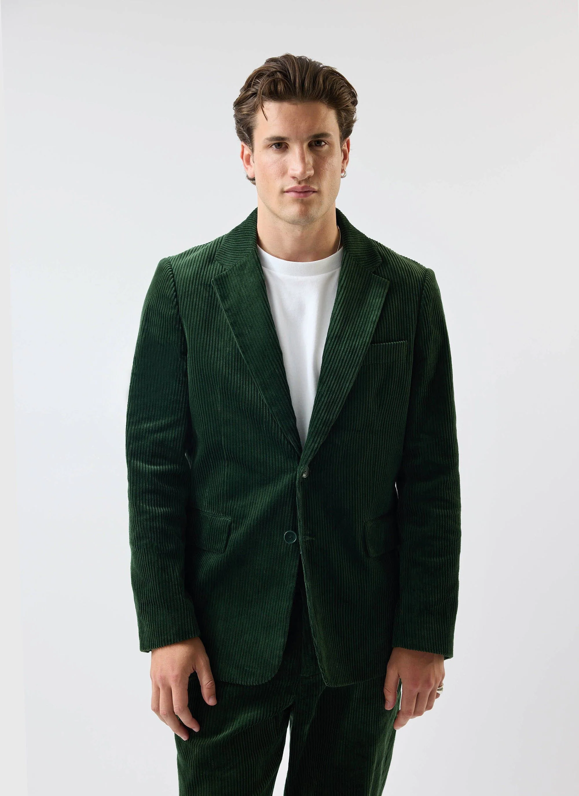 2926-tailored-blazer-chunky-cord-forest-6.webp Tailored Blazer | Chunky Cord | Forest