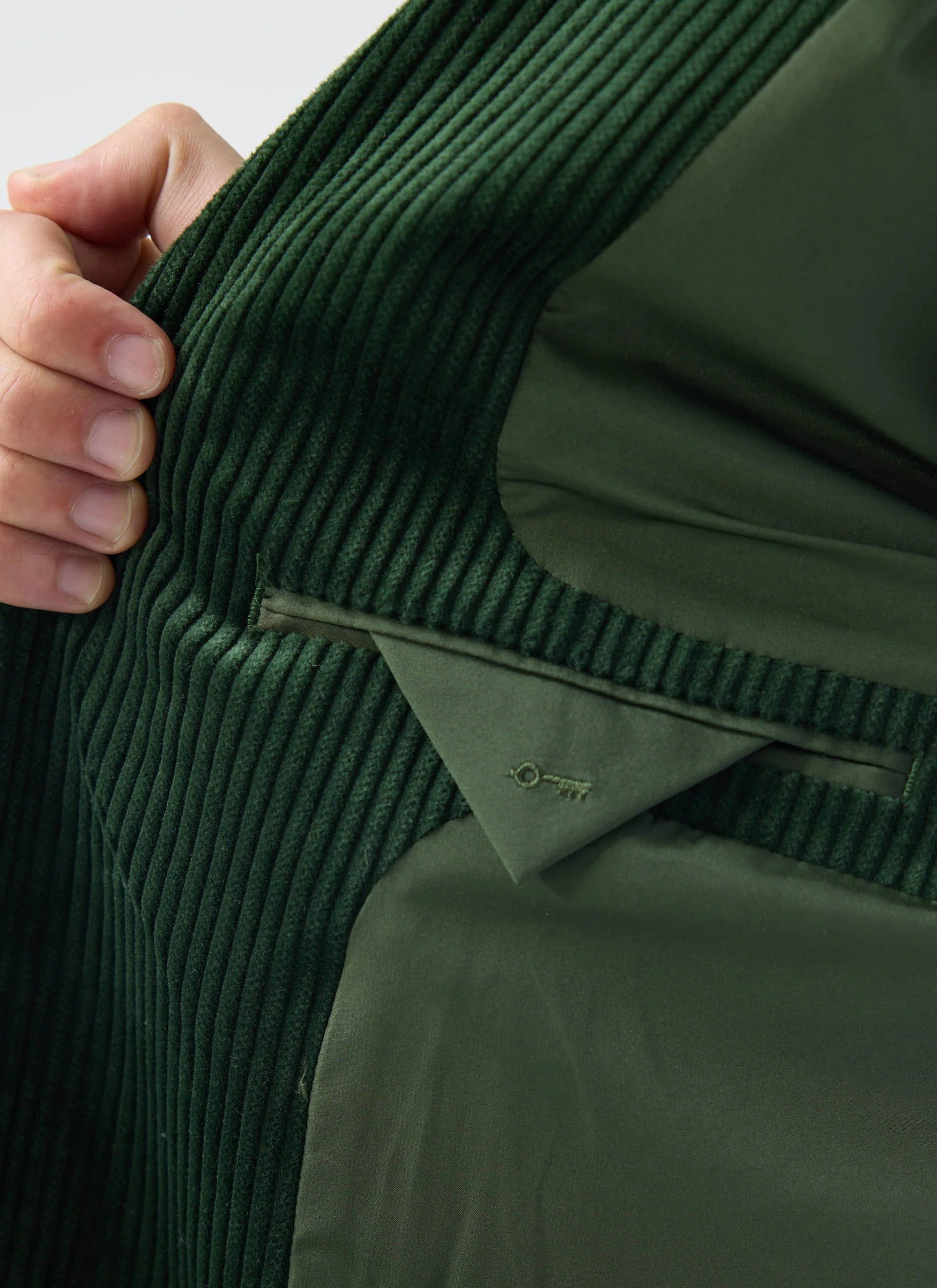 2926-tailored-blazer-chunky-cord-forest-9.webp Tailored Blazer | Chunky Cord | Forest