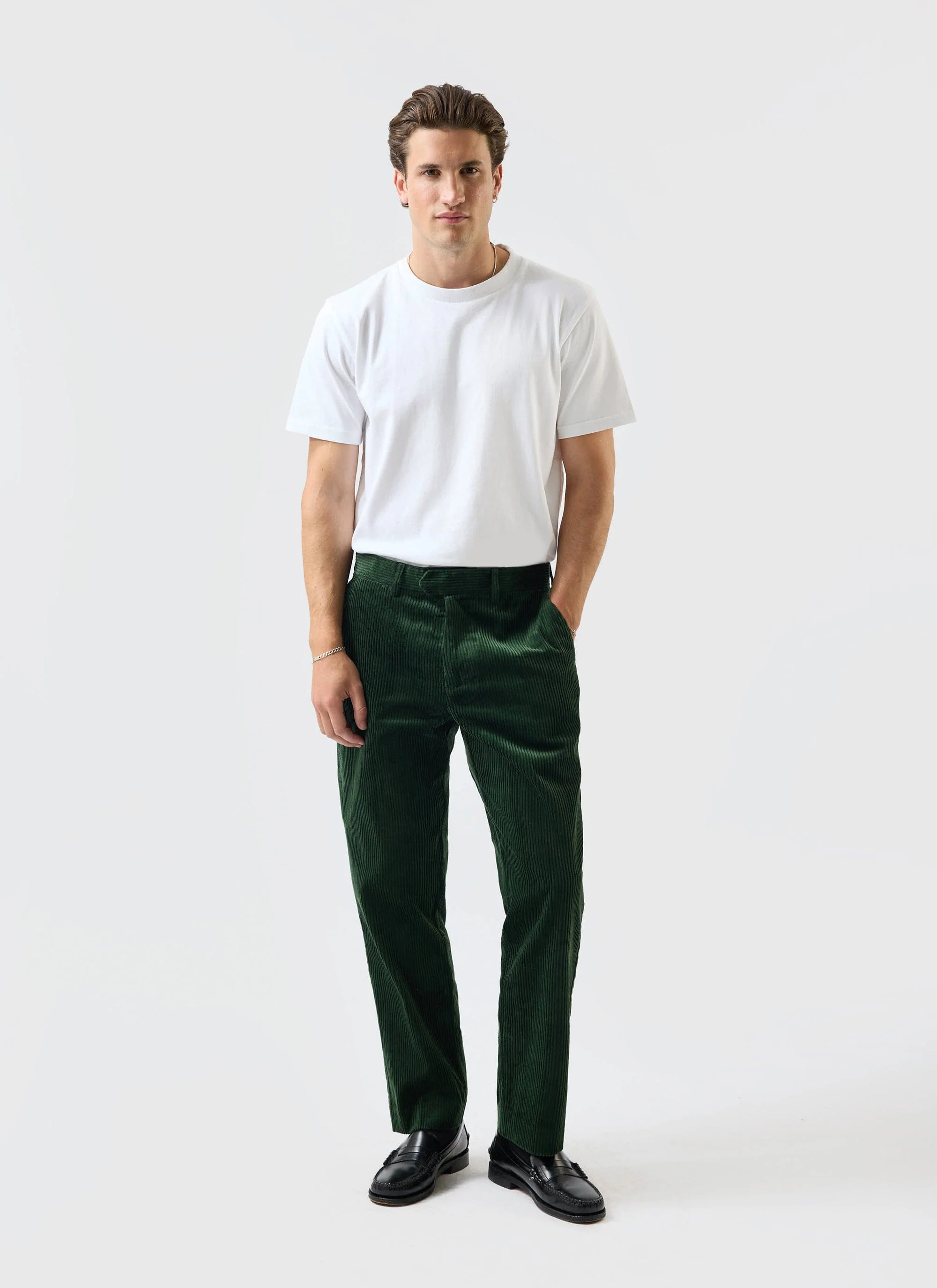 2933-tailored-chunky-cord-trousers-forest-2.webp Tailored Chunky Cord Trousers | Forest