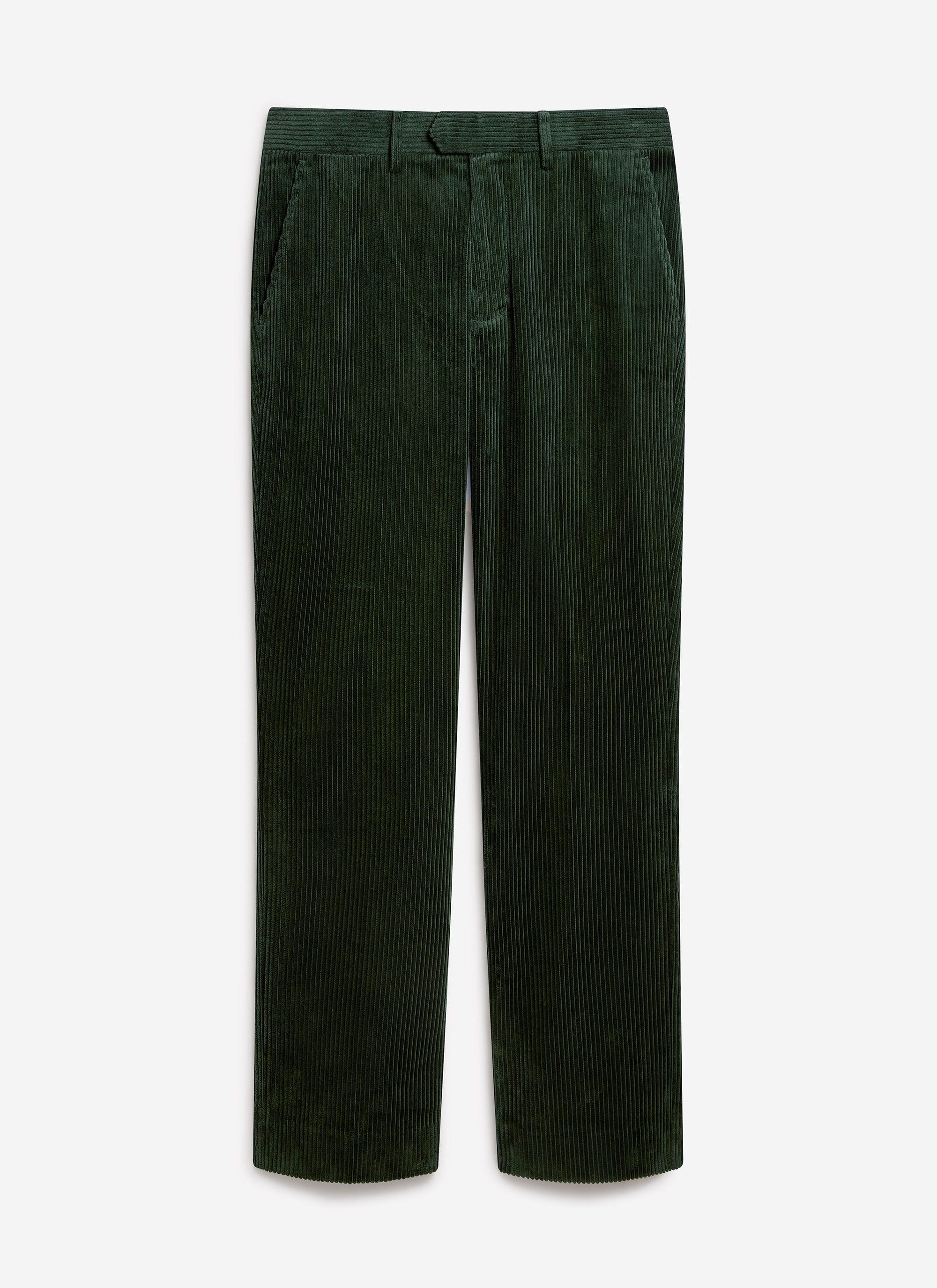 2933-tailored-chunky-cord-trousers-forest-7.jpg Tailored Chunky Cord Trousers | Forest