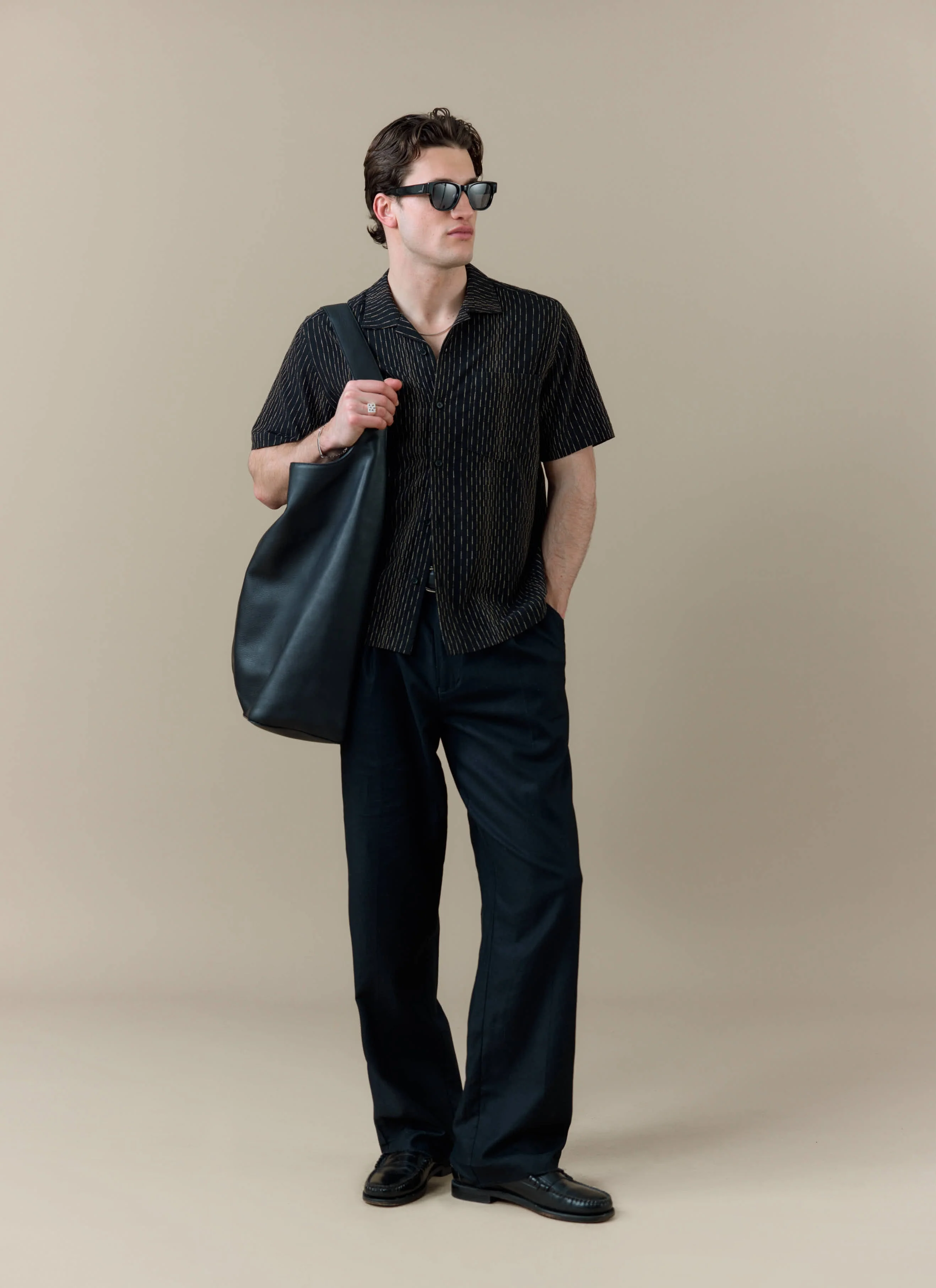 2946-leland-cuban-shirt-cotton-black-2.webp Leland Cuban Shirt | Cotton | Black