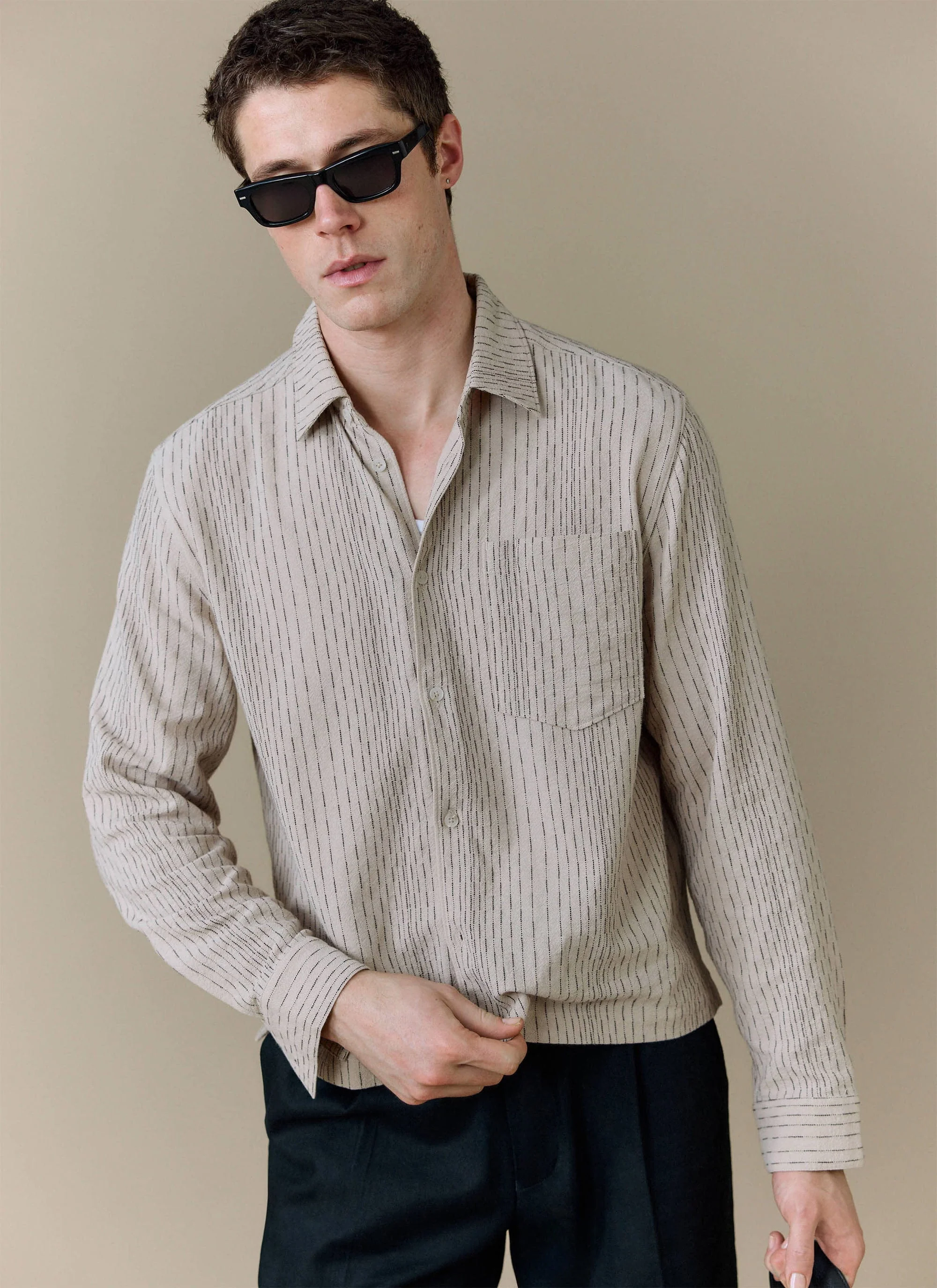 2960-leland-cuban-boxy-shirt-cotton-cream-4.webp Leland Cuban Boxy Shirt | Cotton | Cream