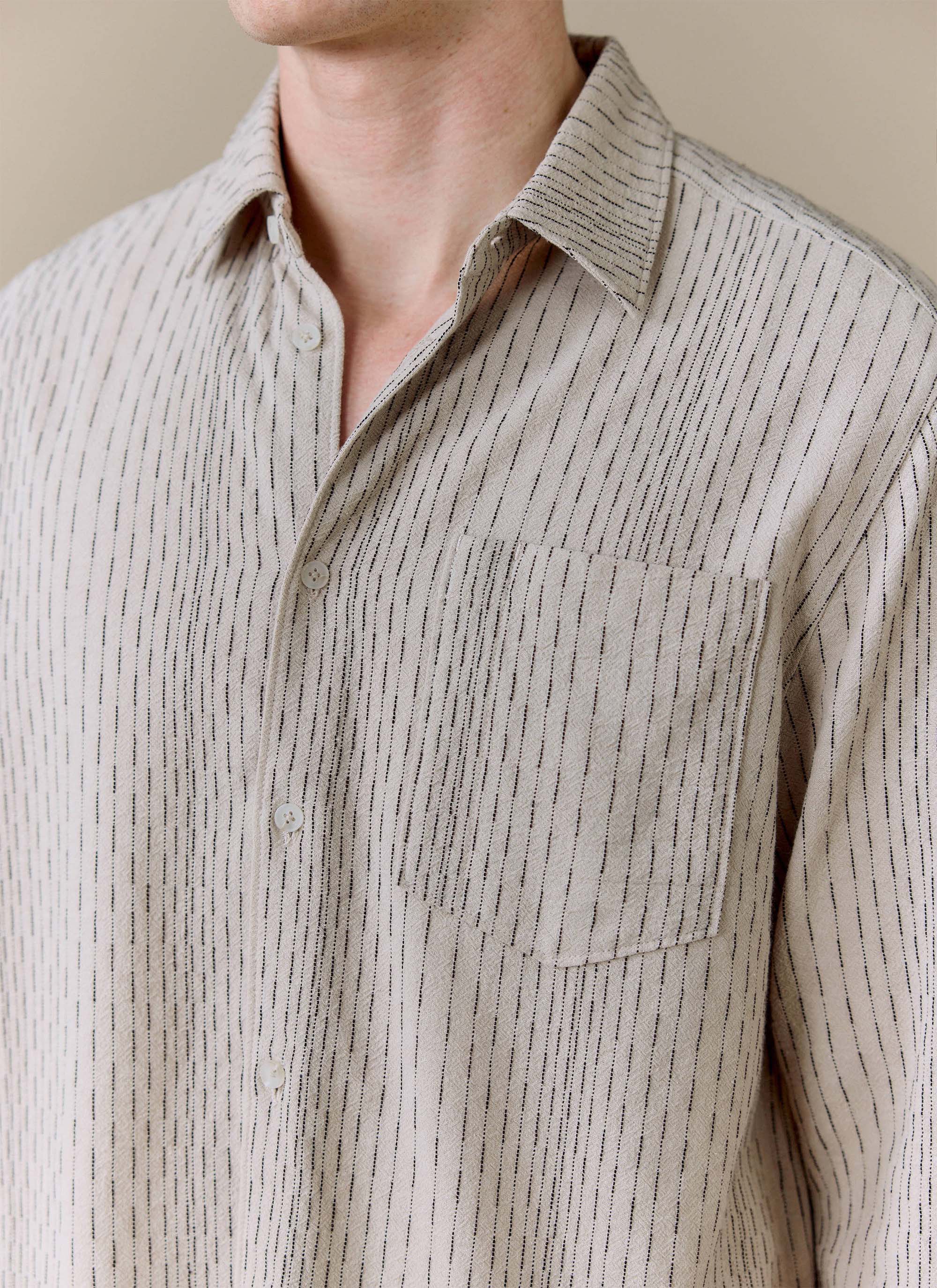 2960-leland-cuban-boxy-shirt-cotton-cream-5.jpg Leland Cuban Boxy Shirt | Cotton | Cream