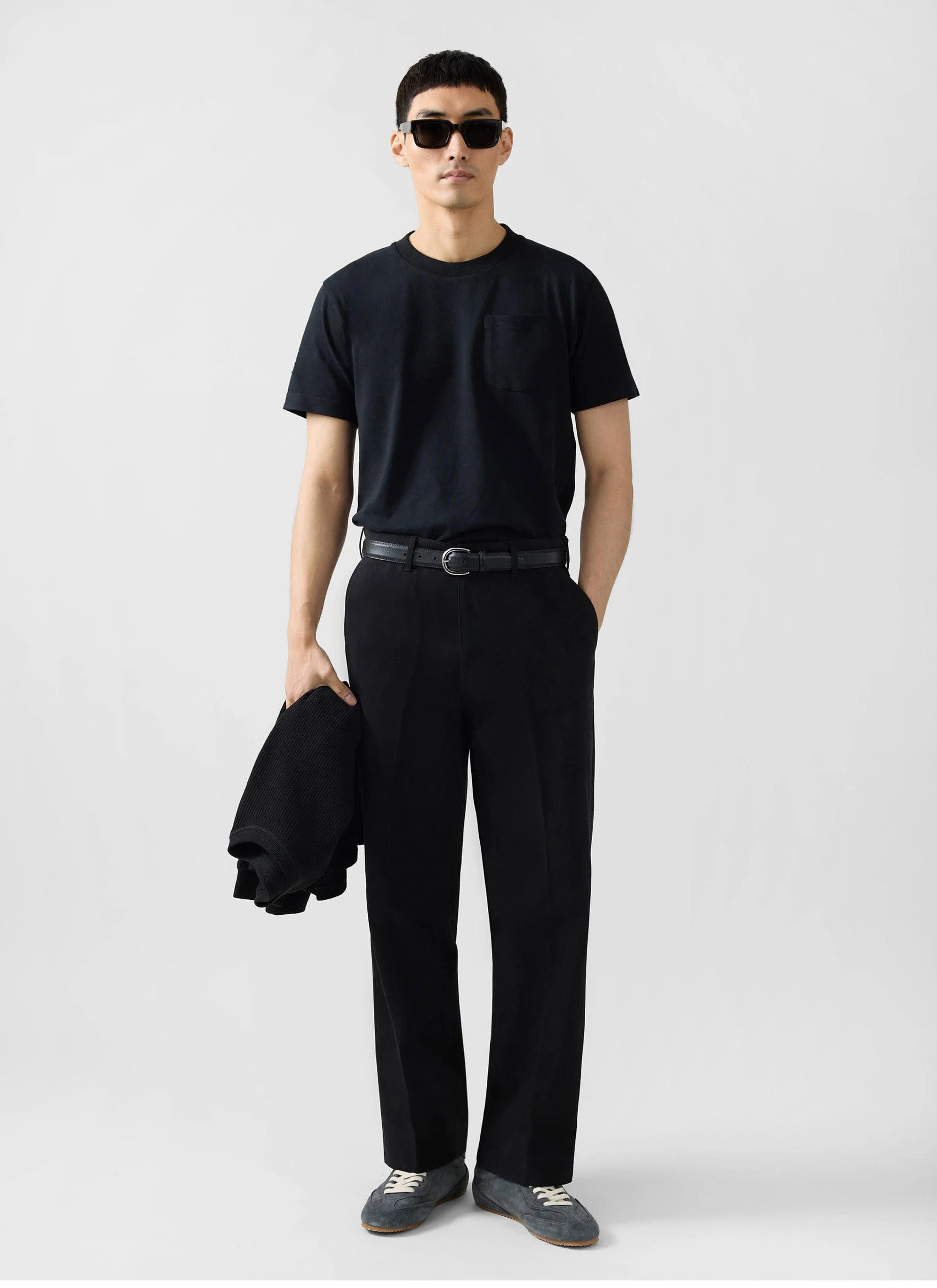 Short Sleeve Pocket T Shirt | Organic Cotton | Black