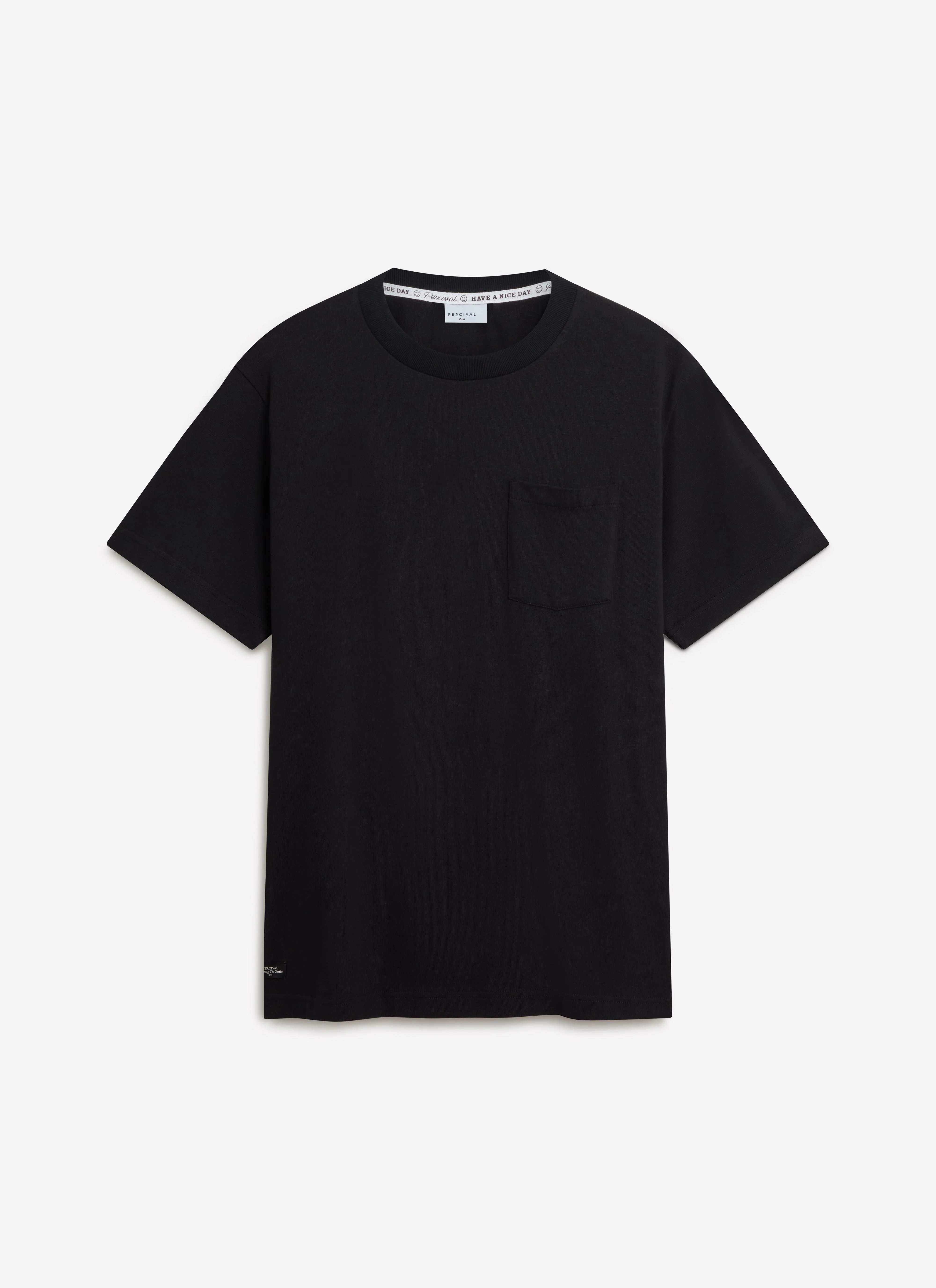 Short Sleeve Pocket T Shirt | Organic Cotton | Black