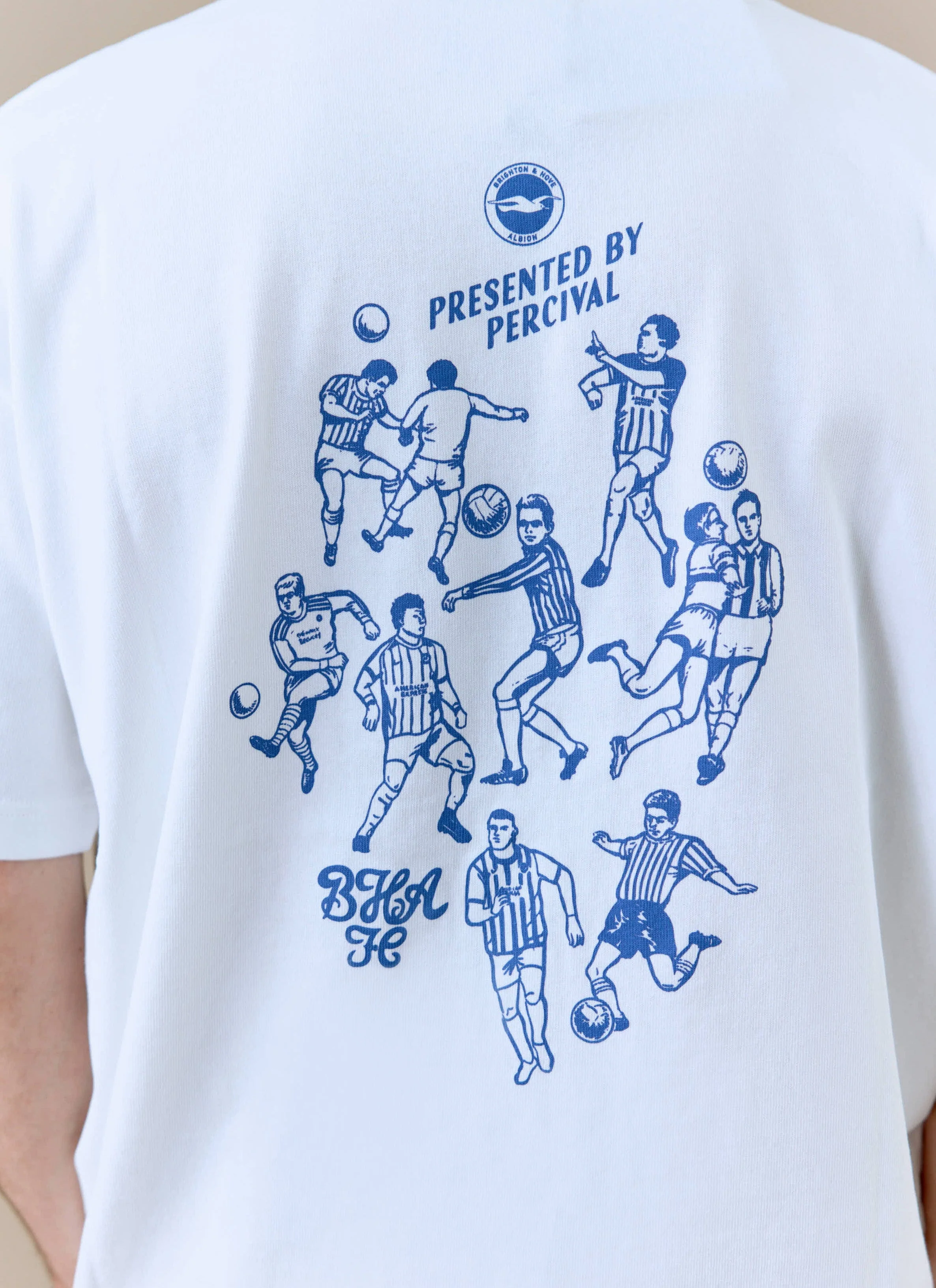 3083-archive-kits-t-shirt-brighton-hove-albion-f.c.-x-percival-white-1.webp Archive Kits T Shirt | Brighton & Hove Albion F.C. x Percival | White