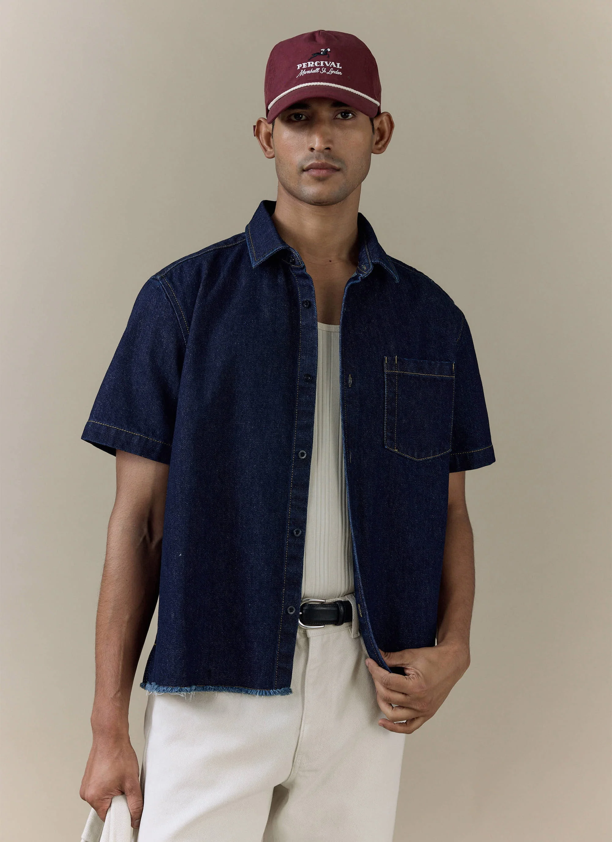 333-harley-denim-shirt-cotton-dark-indigo-1.webp Harley Denim Shirt | Cotton | Dark Indigo