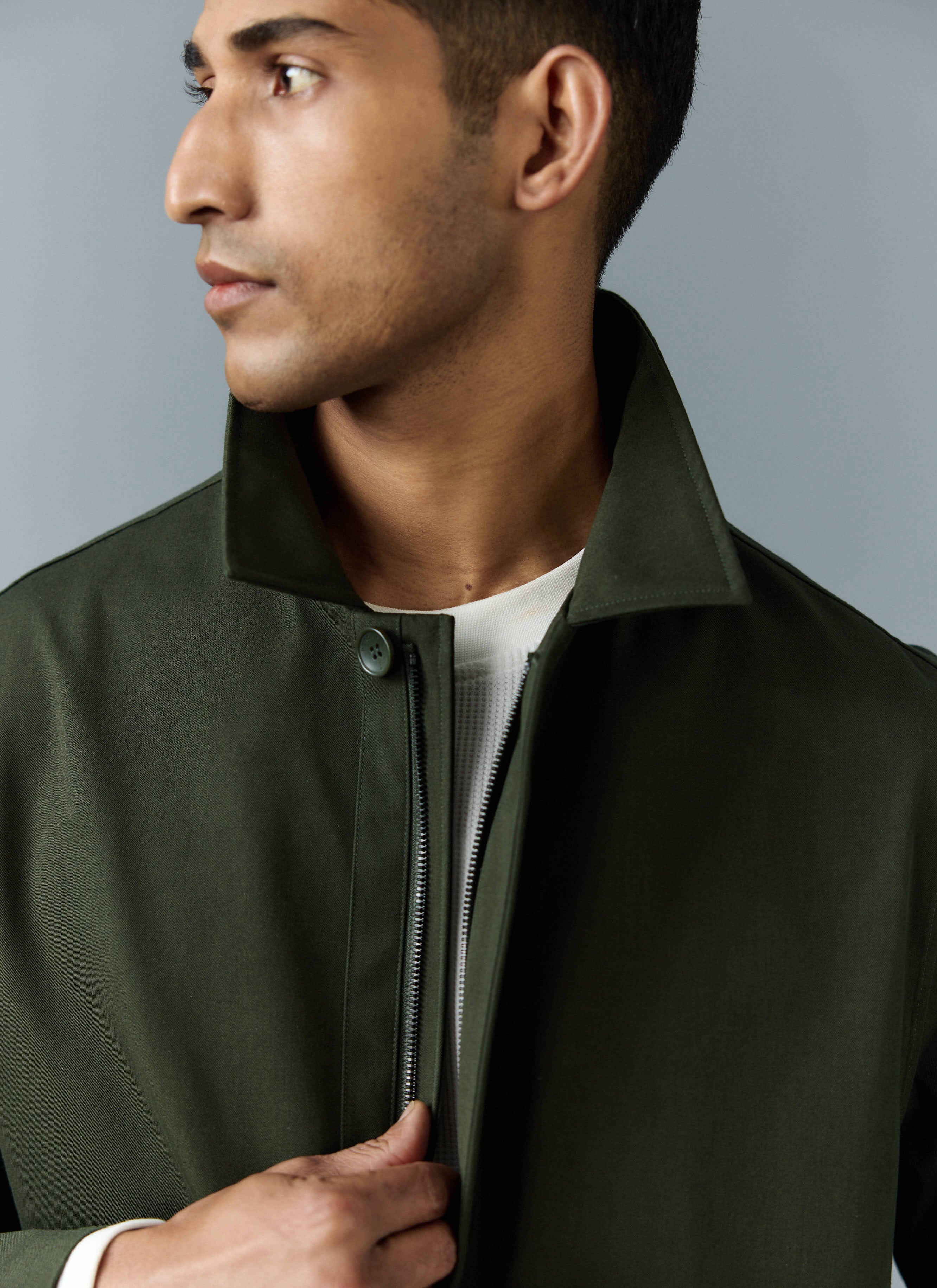 3570-greyson-long-trench-coat-waterproof-forest-with-olive-2.jpg Greyson Long Trench Coat | Waterproof | Forest with Olive