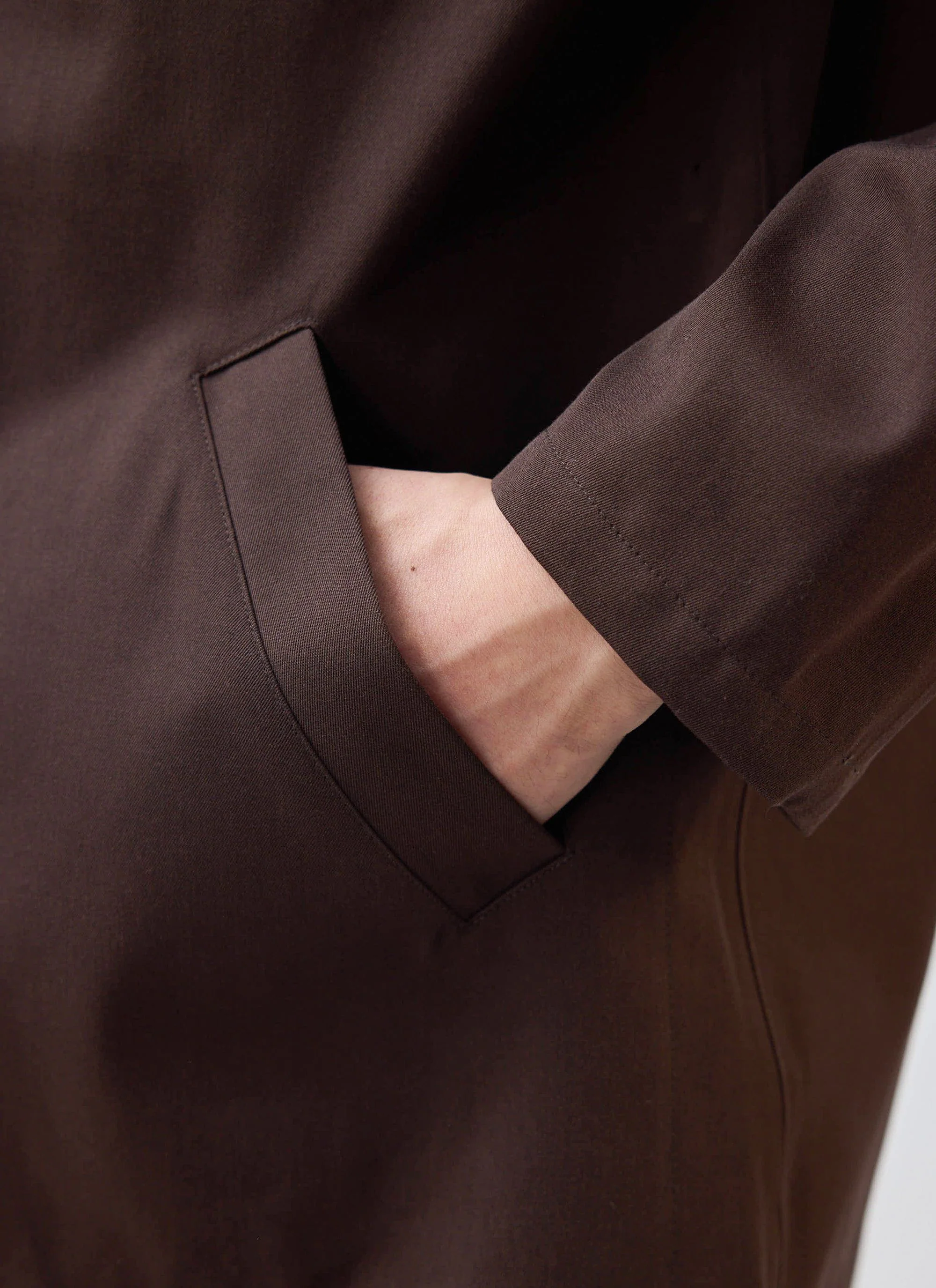 Sherlock Short Trench Coat | Waterproof | Espresso with Cinnamon