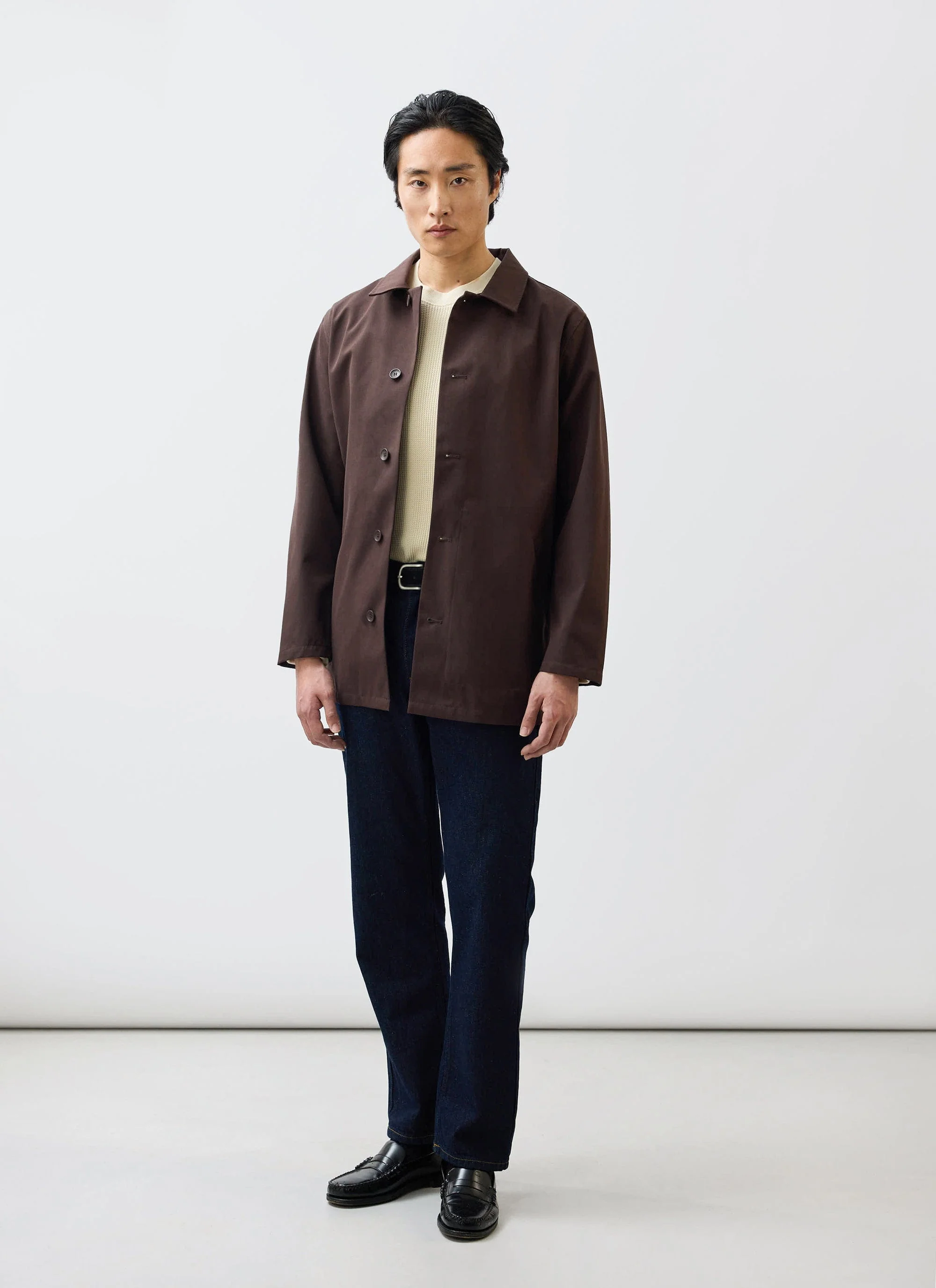 Sherlock Short Trench Coat | Waterproof | Espresso with Cinnamon