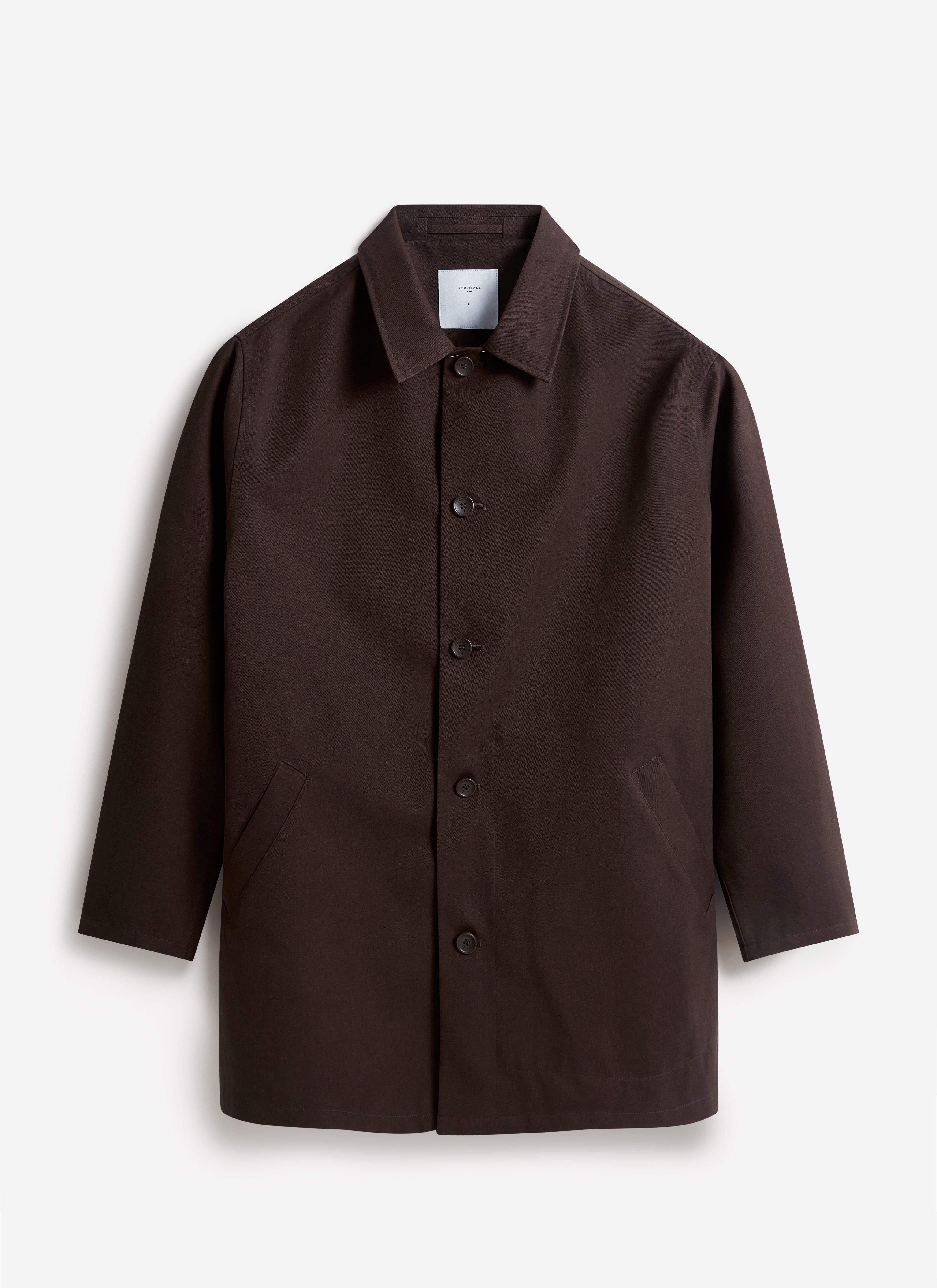 Sherlock Short Trench Coat | Waterproof | Espresso with Cinnamon