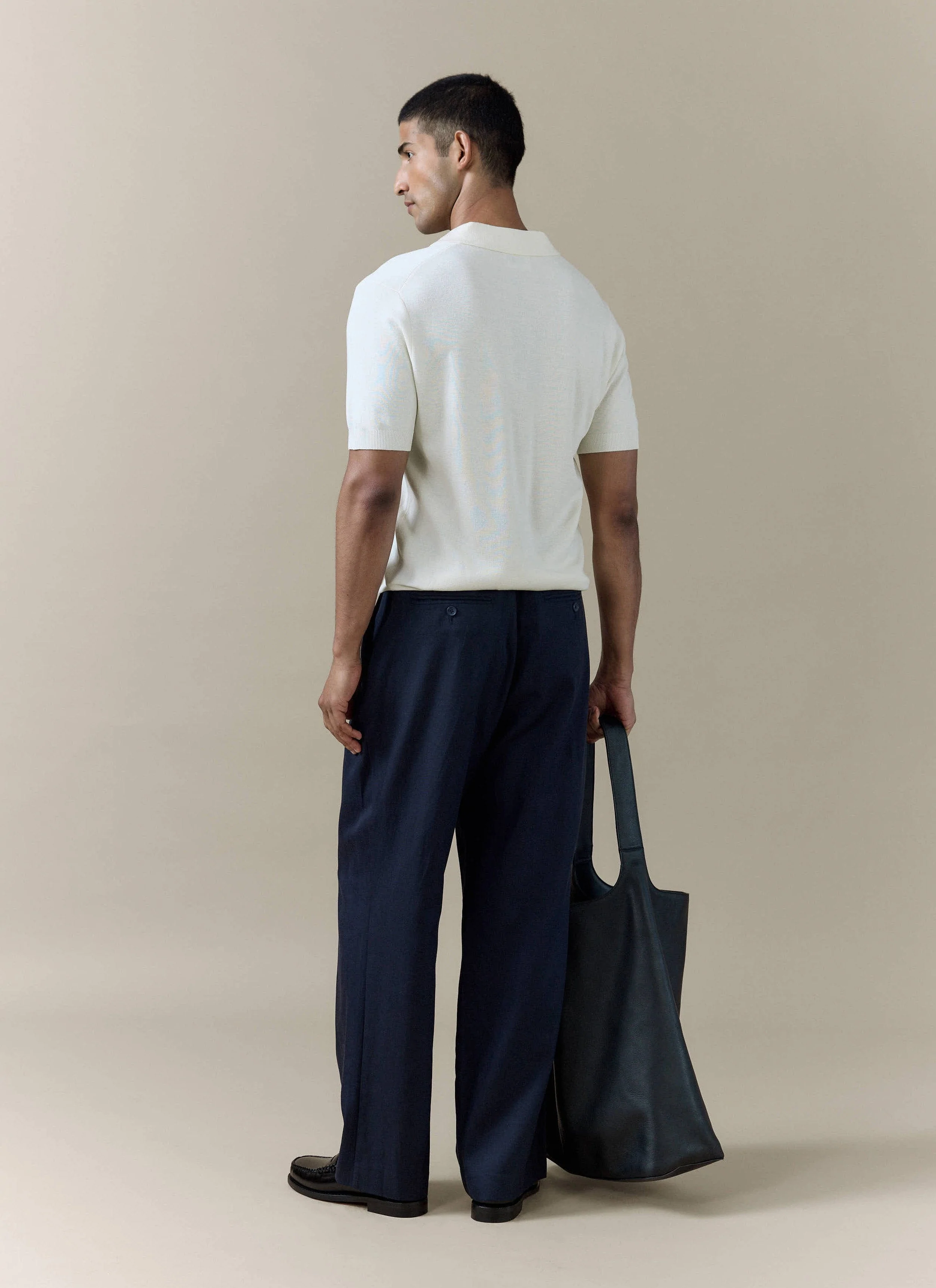 361-laurence-knitted-polo-linen-lyocell-blend-cream-8.webp Laurence Knitted Polo | Linen Lyocell Blend | Cream