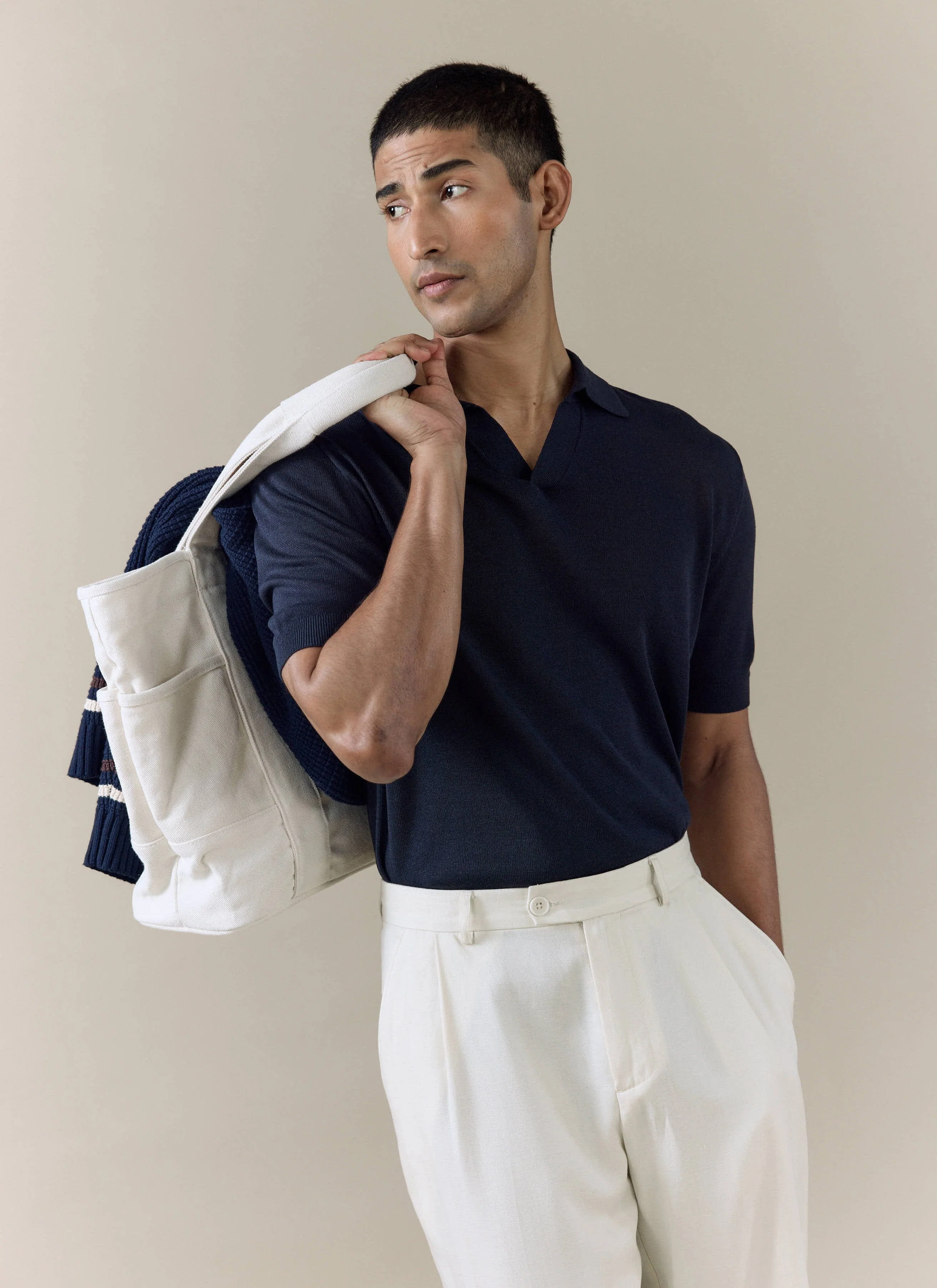 368-laurence-knitted-polo-linen-lyocell-blend-navy-7.webp Laurence Knitted Polo | Linen Lyocell Blend | Navy