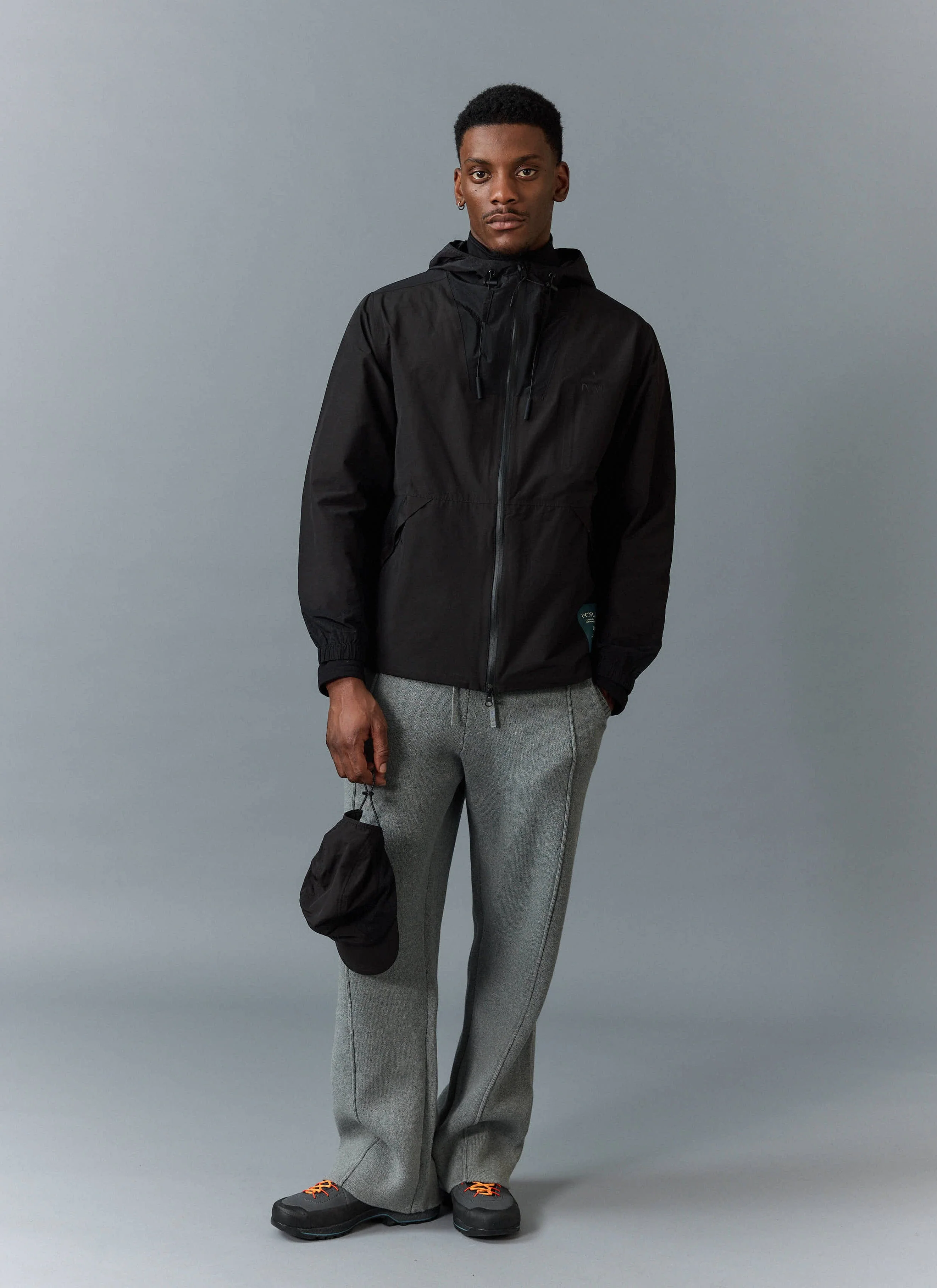 3722-pcvl-zip-through-water-resistant-jacket-black-1.webp PCVL Zip Through Water Resistant Jacket | Black