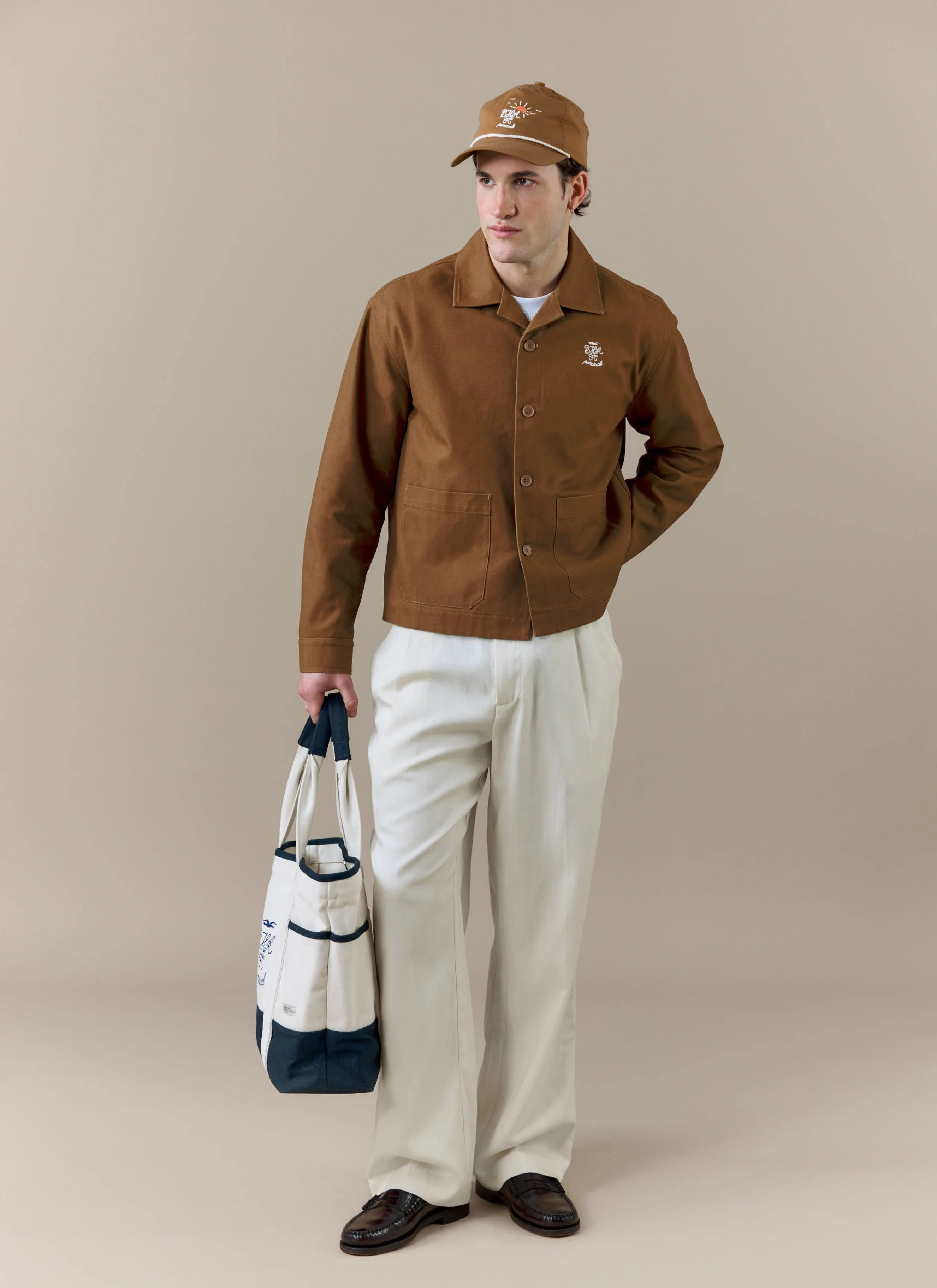 3729-cotton-canvas-workshirt-brighton-hove-albion-f.c.-x-percival-brown-5.webp Cotton Canvas Workshirt | Brighton & Hove Albion F.C. x Percival | Brown