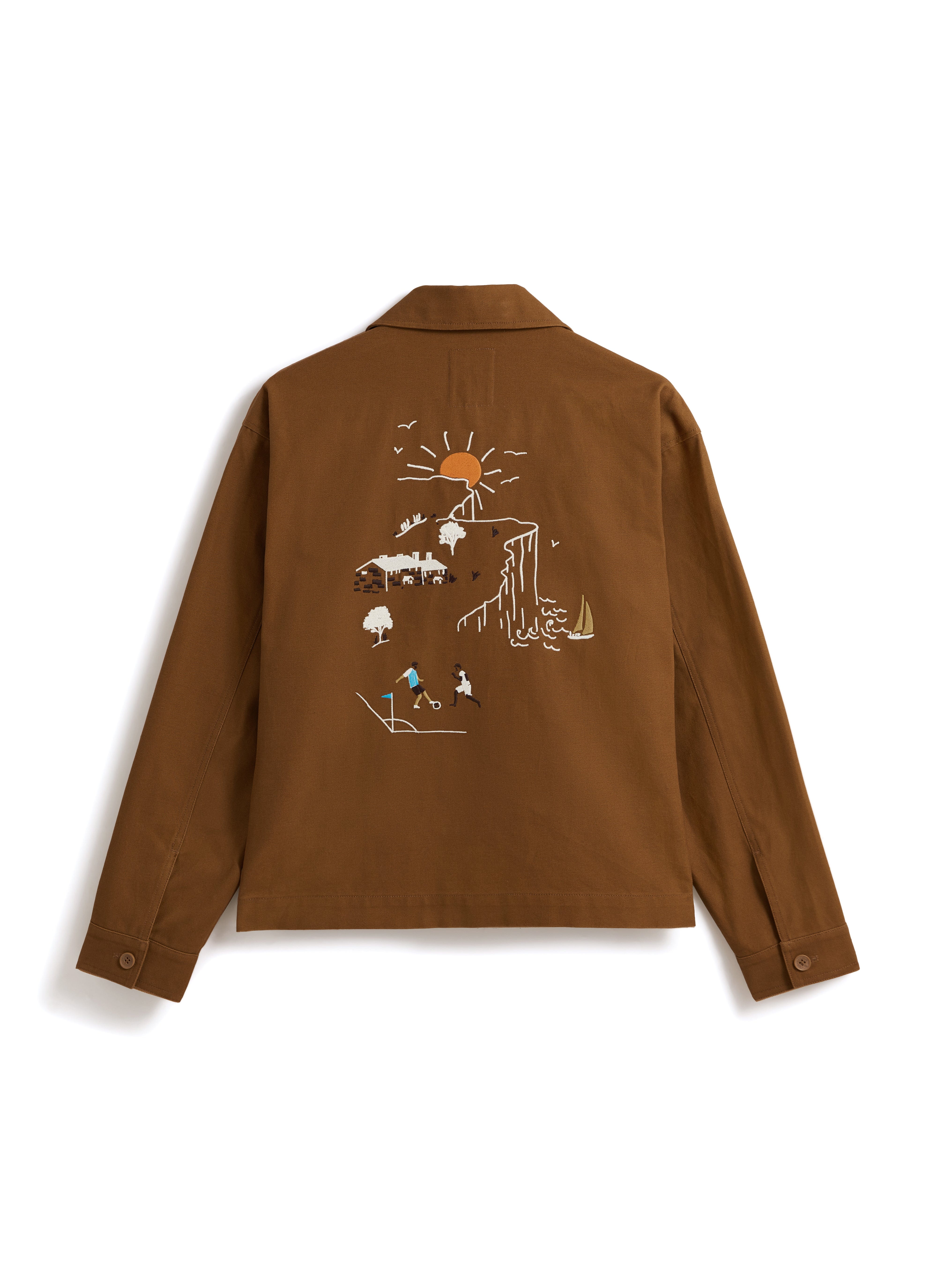 3729-cotton-canvas-workshirt-brighton-hove-albion-f.c.-x-percival-brown-7.jpg Cotton Canvas Workshirt | Brighton & Hove Albion F.C. x Percival | Brown