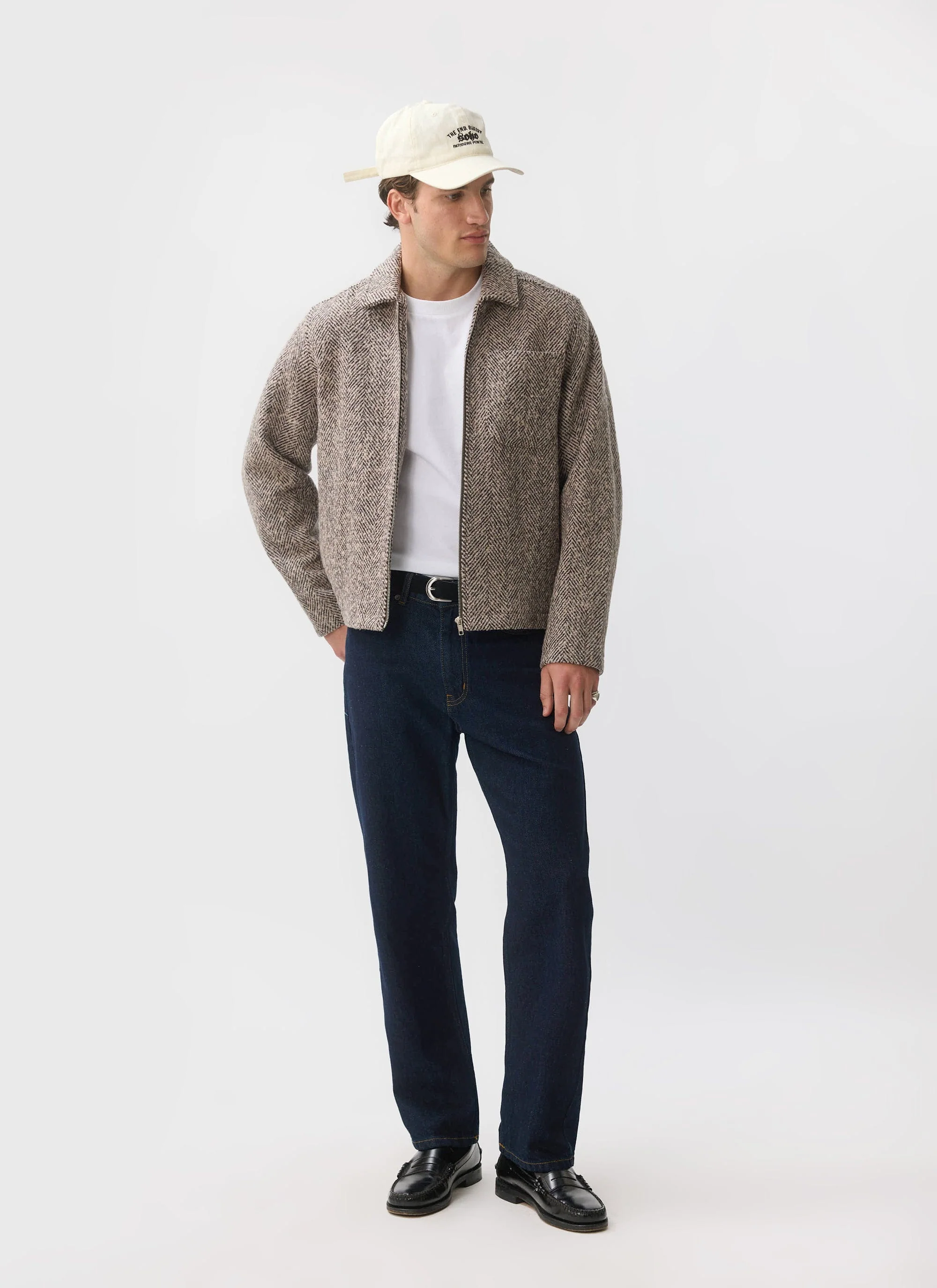 3750-herringbone-zip-jacket-wool-cream-4.webp Herringbone Zip Jacket | Wool | Cream