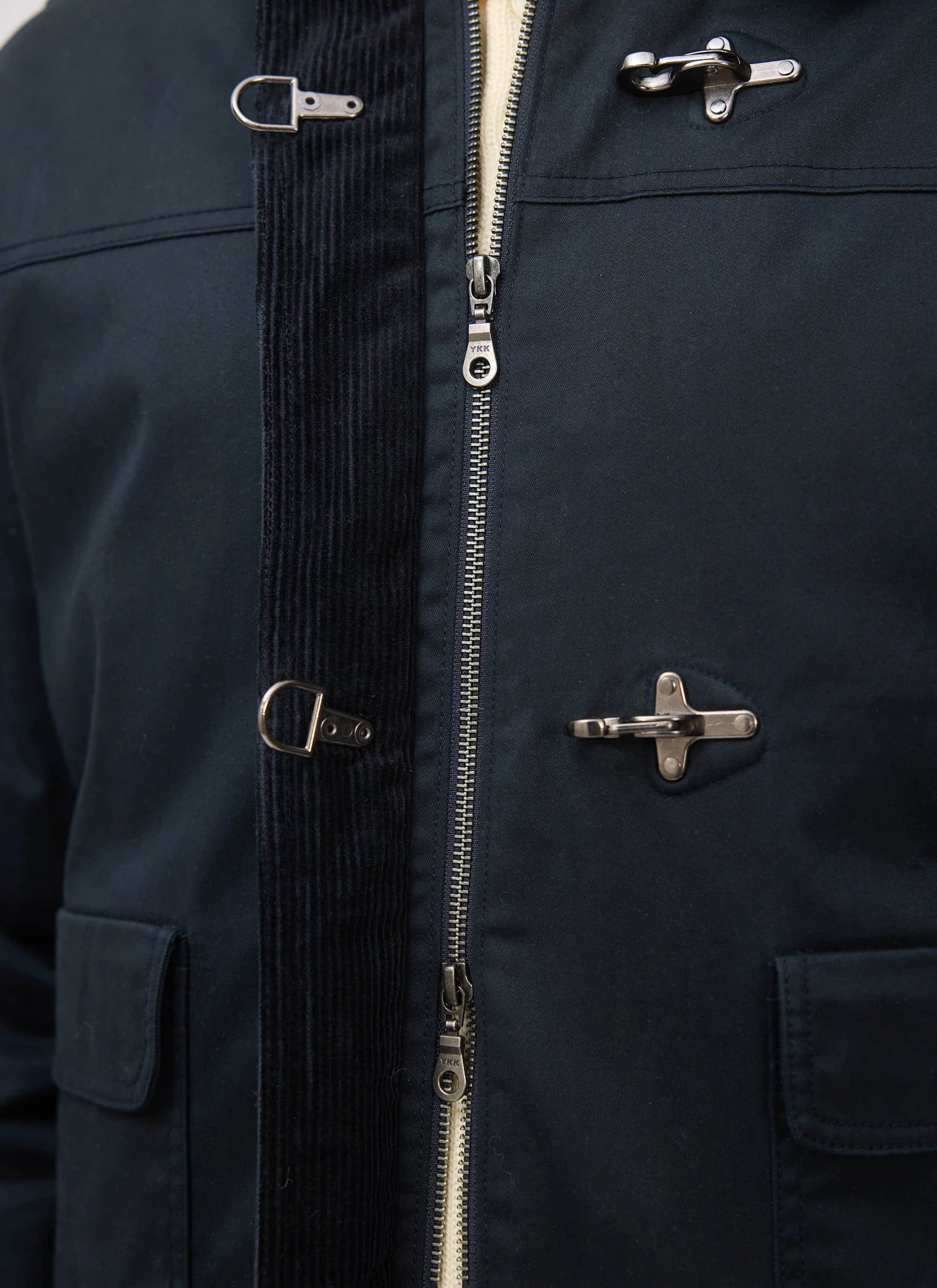 Fontane Wax Jacket | Navy