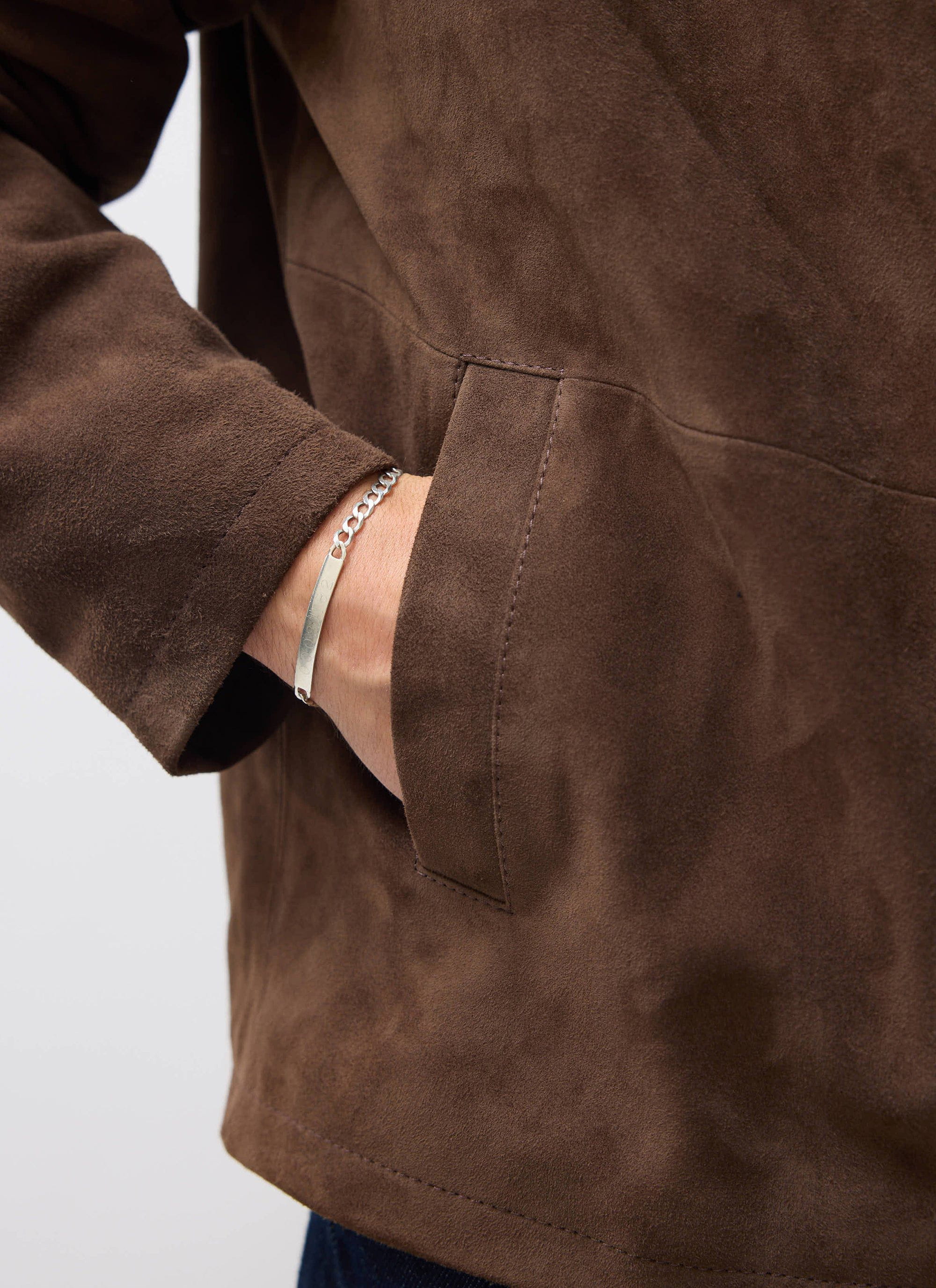 Prologue Suede Zip Jacket | Espresso