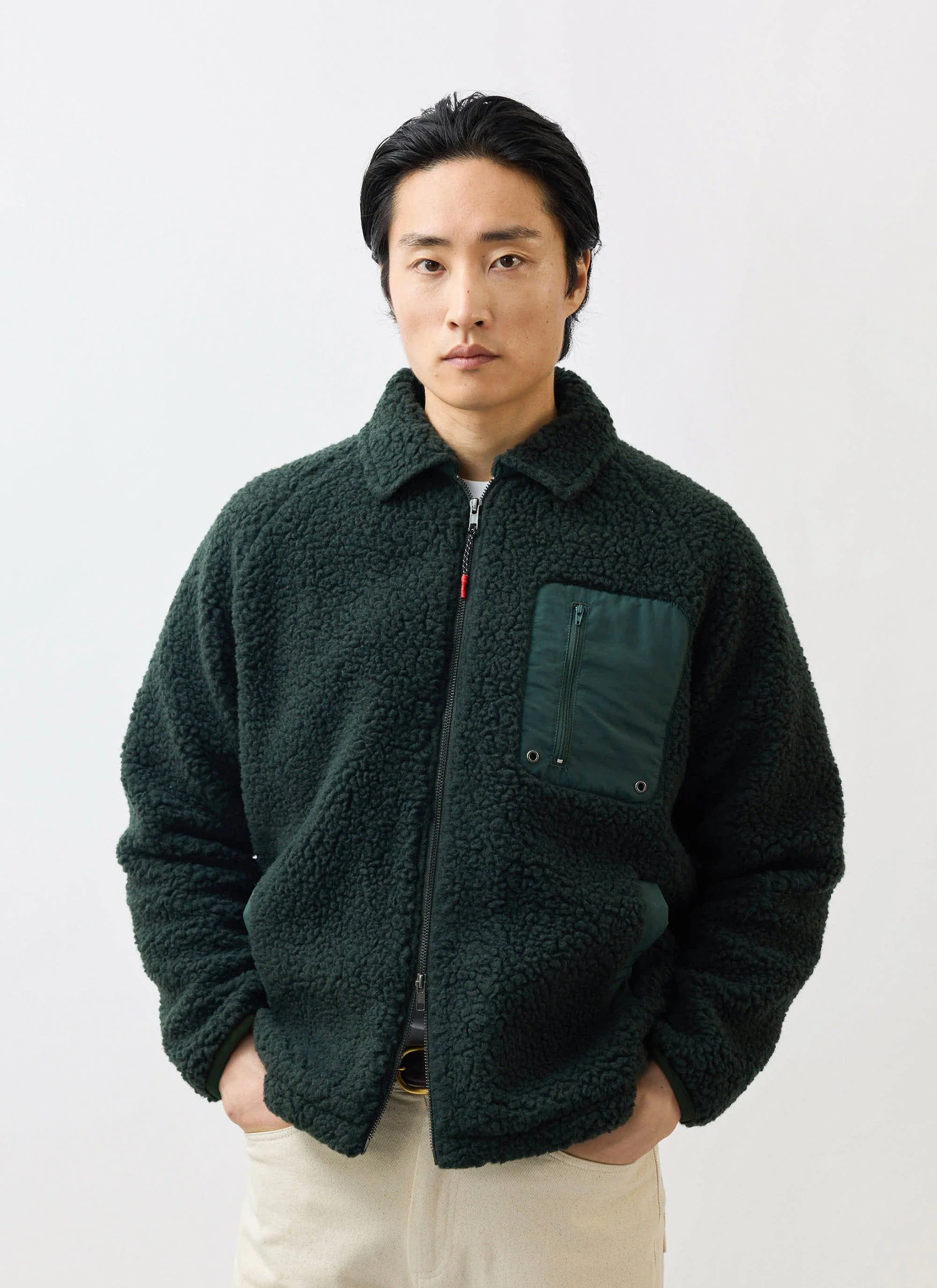 3806-men-s-wool-fleece-jacket-forest-1.webp Men's Wool Fleece Jacket | Forest