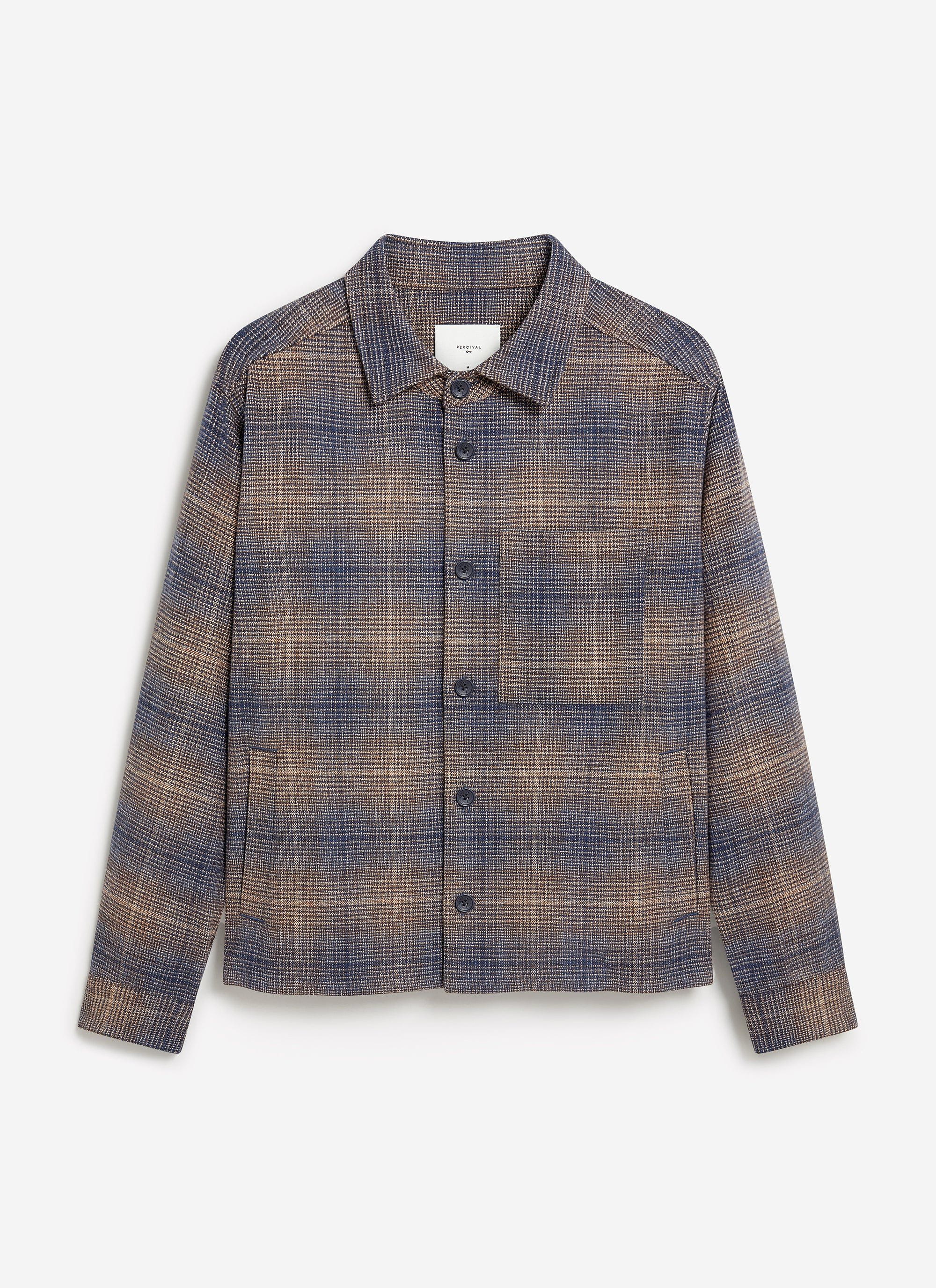 3820-luton-check-overshirt-brown-9.jpg Luton Check Overshirt | Brown