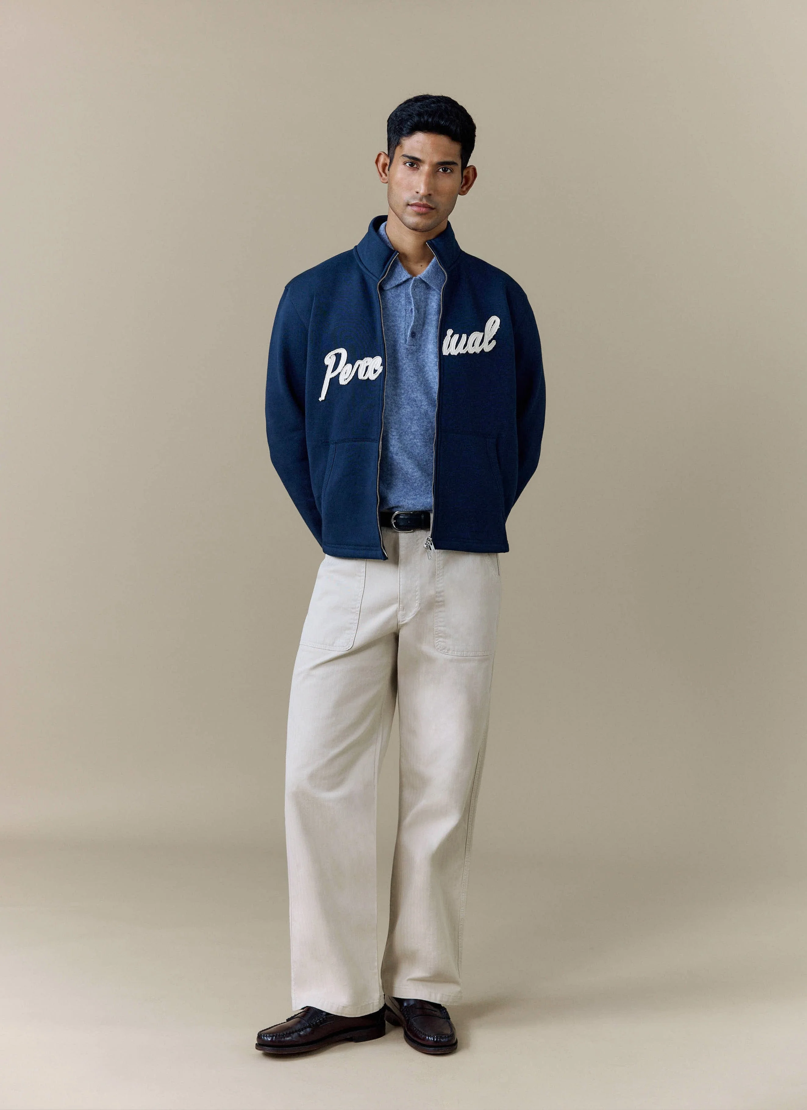 395-curtis-boxy-zip-funnel-neck-sweatshirt-cotton-navy-8.webp Curtis Boxy Zip Funnel Neck Sweatshirt | Cotton | Navy