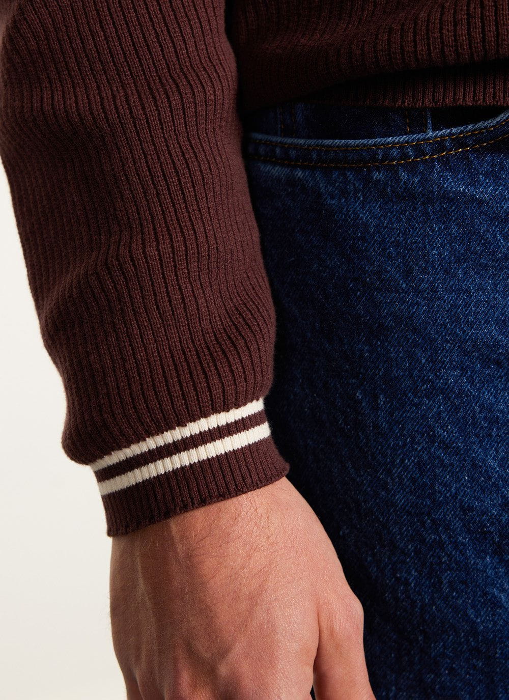 3992-pablo-cotton-knitted-shirt-long-sleeve-espresso-5.jpg Pablo Cotton Knitted Shirt | Long Sleeve | Espresso