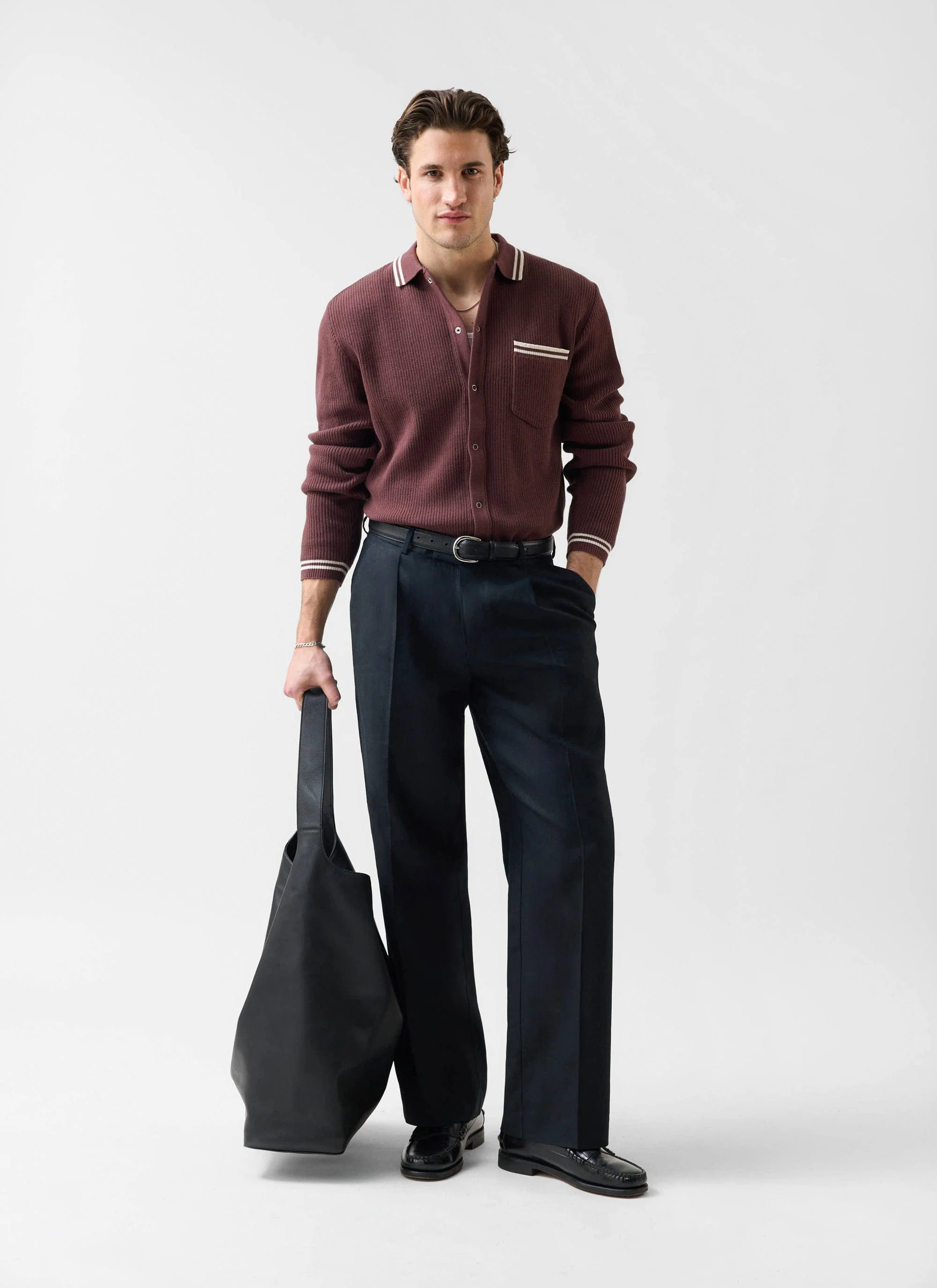 3992-pablo-cotton-knitted-shirt-long-sleeve-espresso-7.webp Pablo Cotton Knitted Shirt | Long Sleeve | Espresso