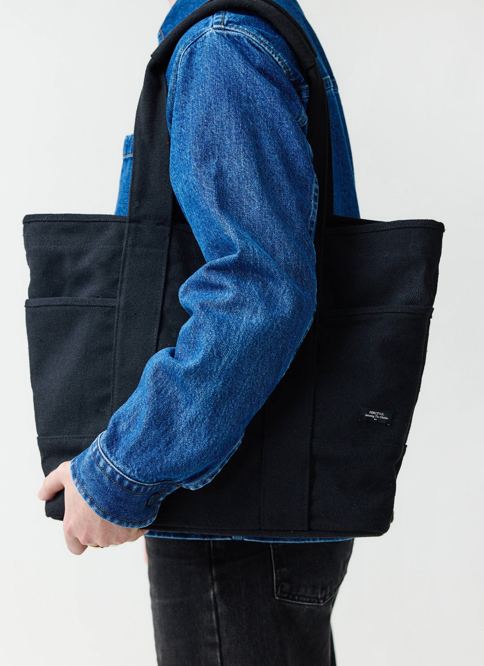 4006-tote-bag-cotton-canvas-black-2.jpg Tote Bag | Cotton Canvas | Black