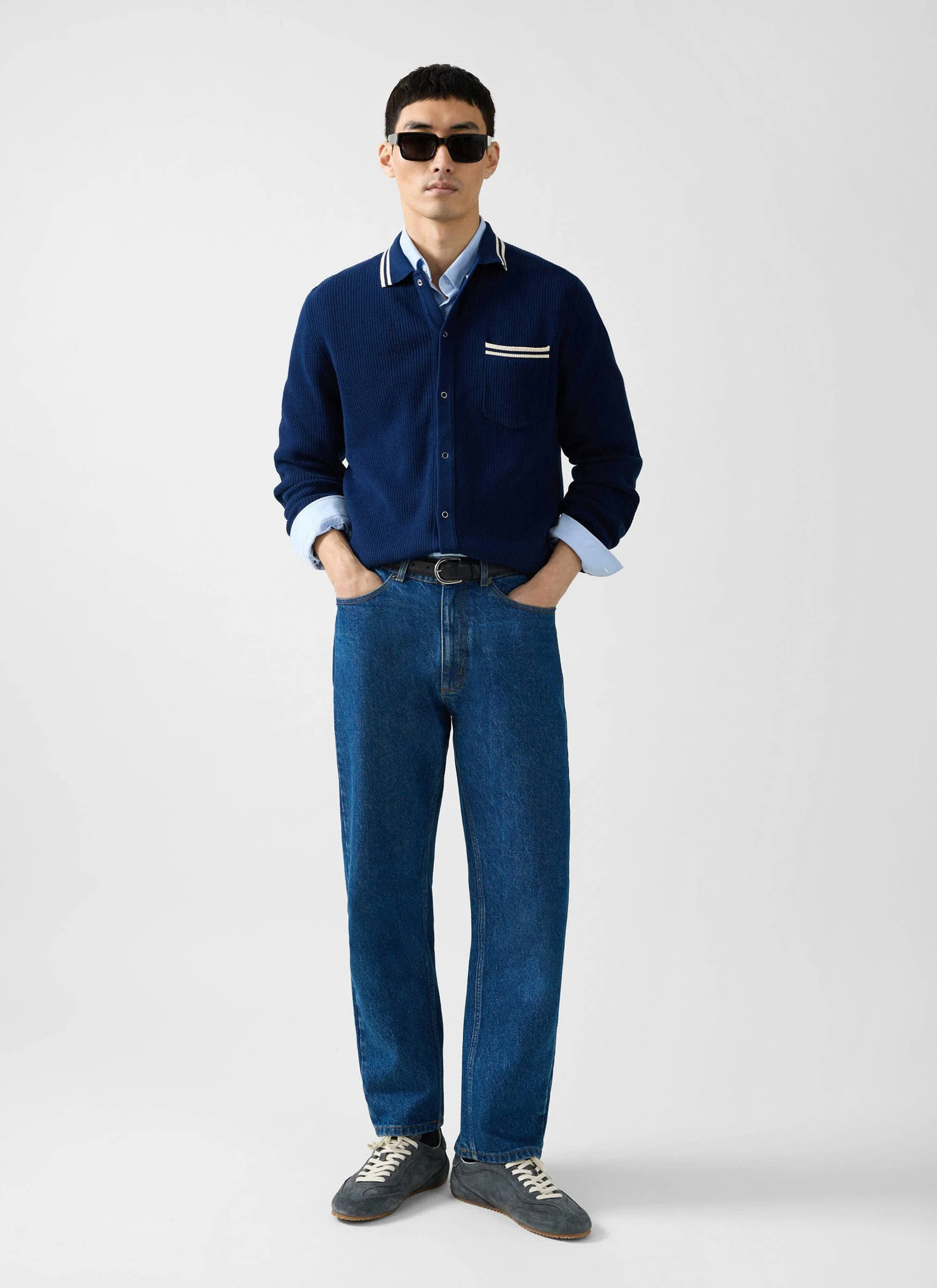 4067-pablo-cotton-knitted-shirt-long-sleeve-navy-2.webp Pablo Cotton Knitted Shirt | Long Sleeve | Navy